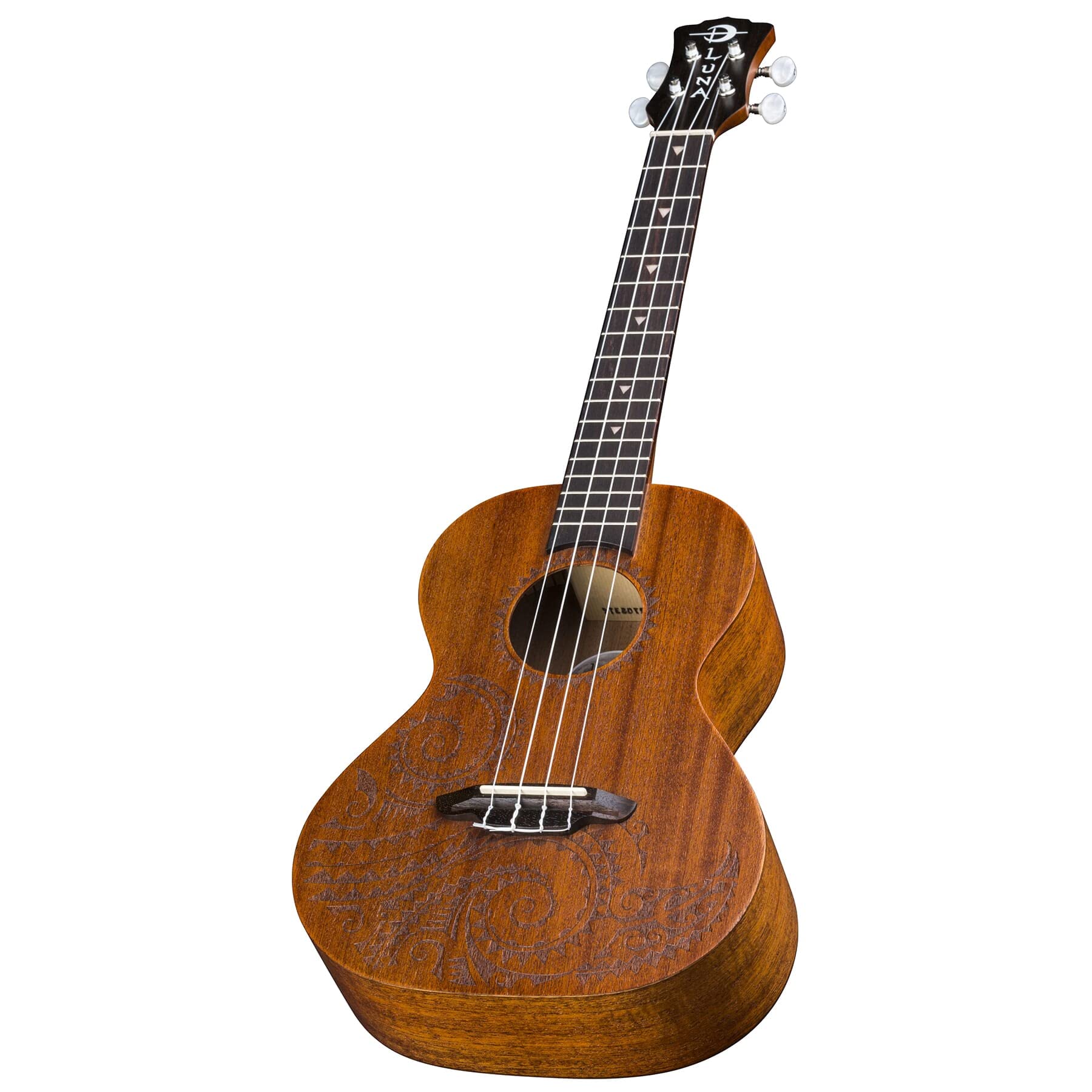 LUNA Mahogany Tenor Ukulele, Satin Natural with Gig Bag, Model UKE TTN MAH