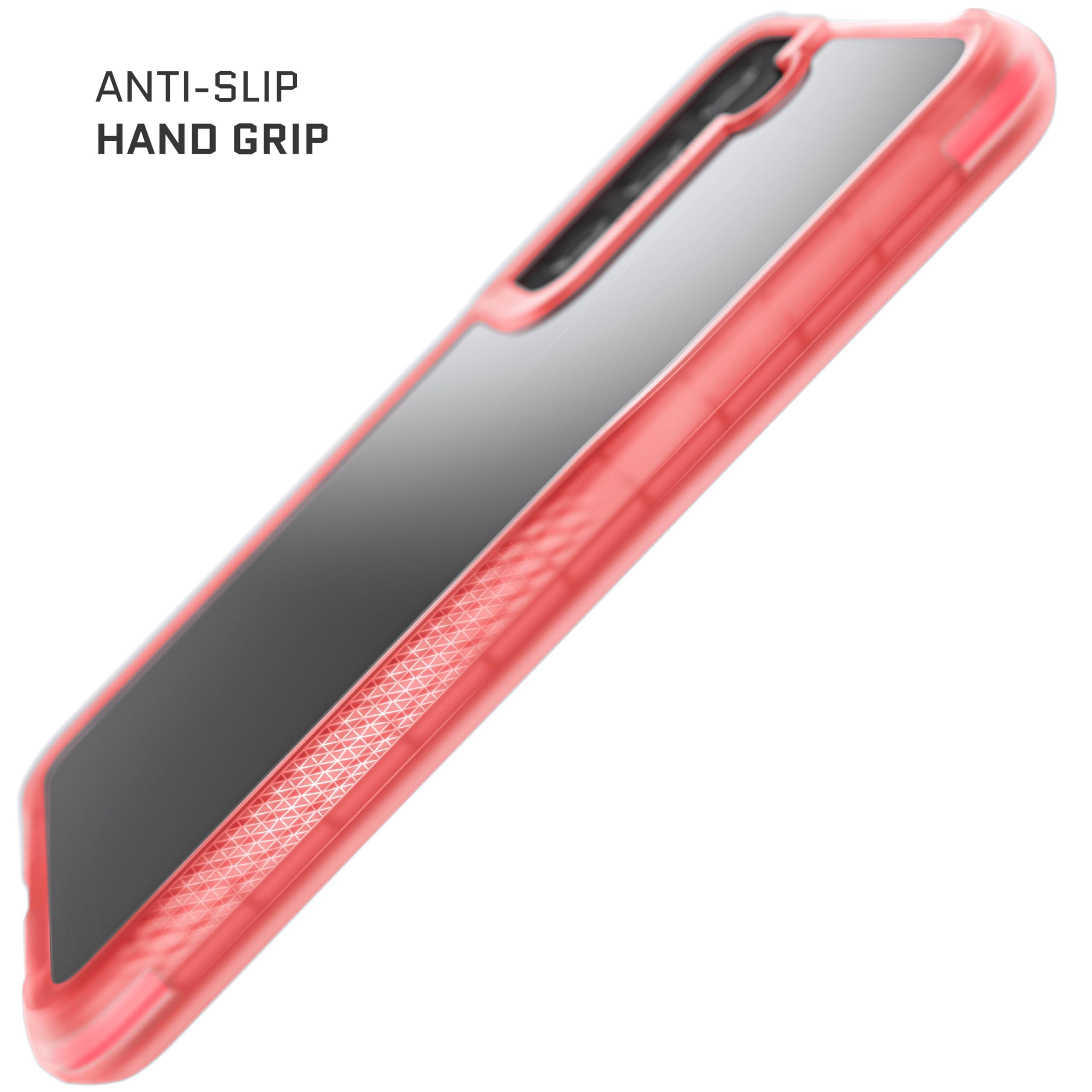 Ghostek Covert Clear Pink Samsung S22 Case For Women Premium Protective Phone Cover Screen And Camera Lens Protection Wireless C