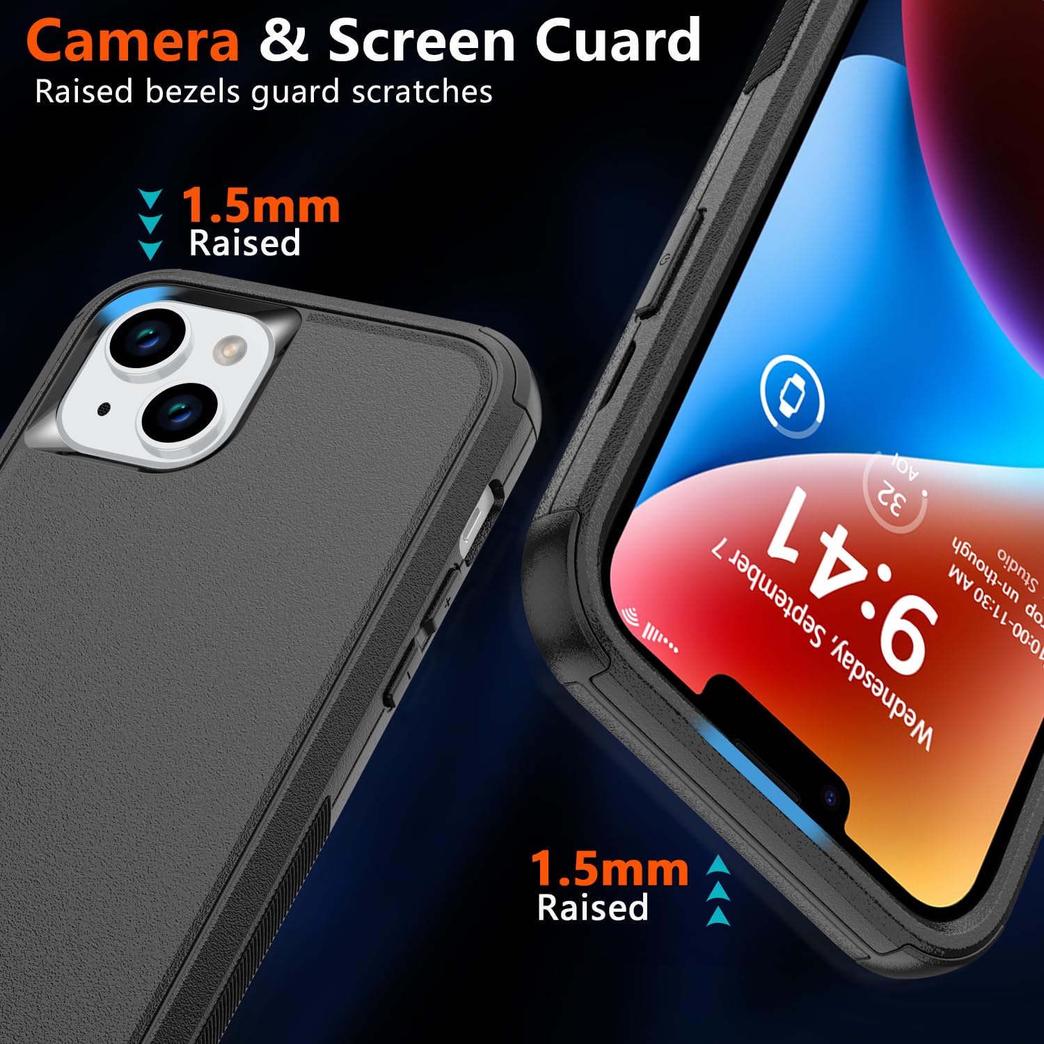 Diverbox For Iphone 14 Phone Case,Iphone 14 Magnetic Case [Compatible With Magsafe][With Screen Protector & Camera Lens Protecto