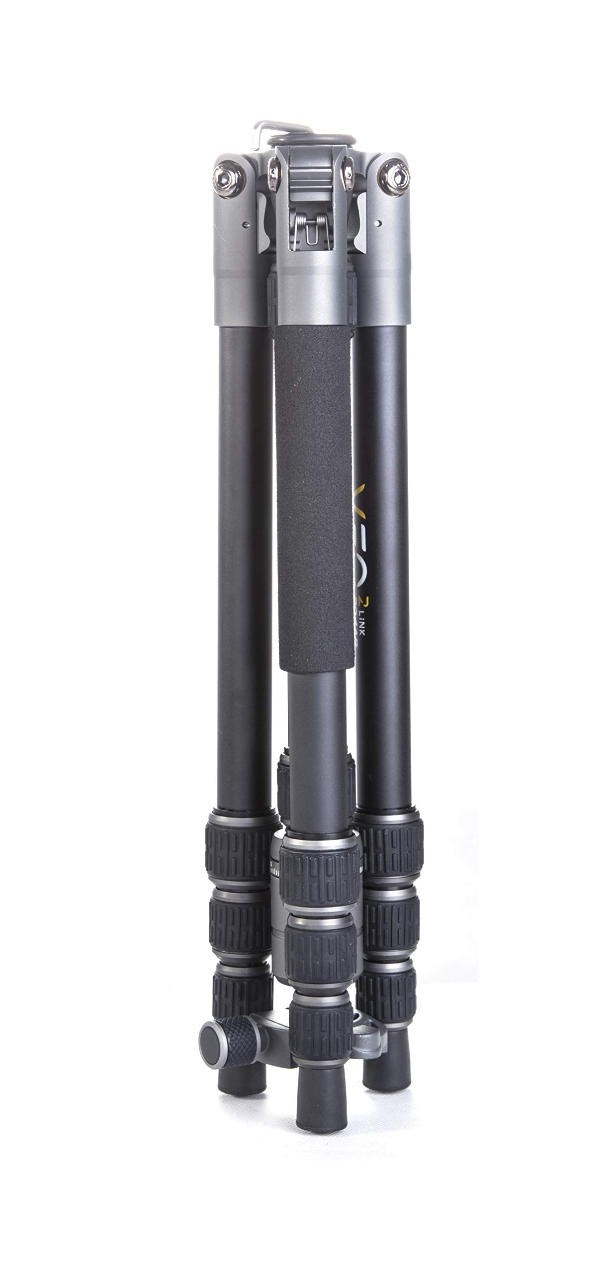 Vanguard Veo3Go265Hab Compact Aluminum Travel Tripod With Ball Head, Monopod Option, Smart Phone Holder And Bluetooth Remote