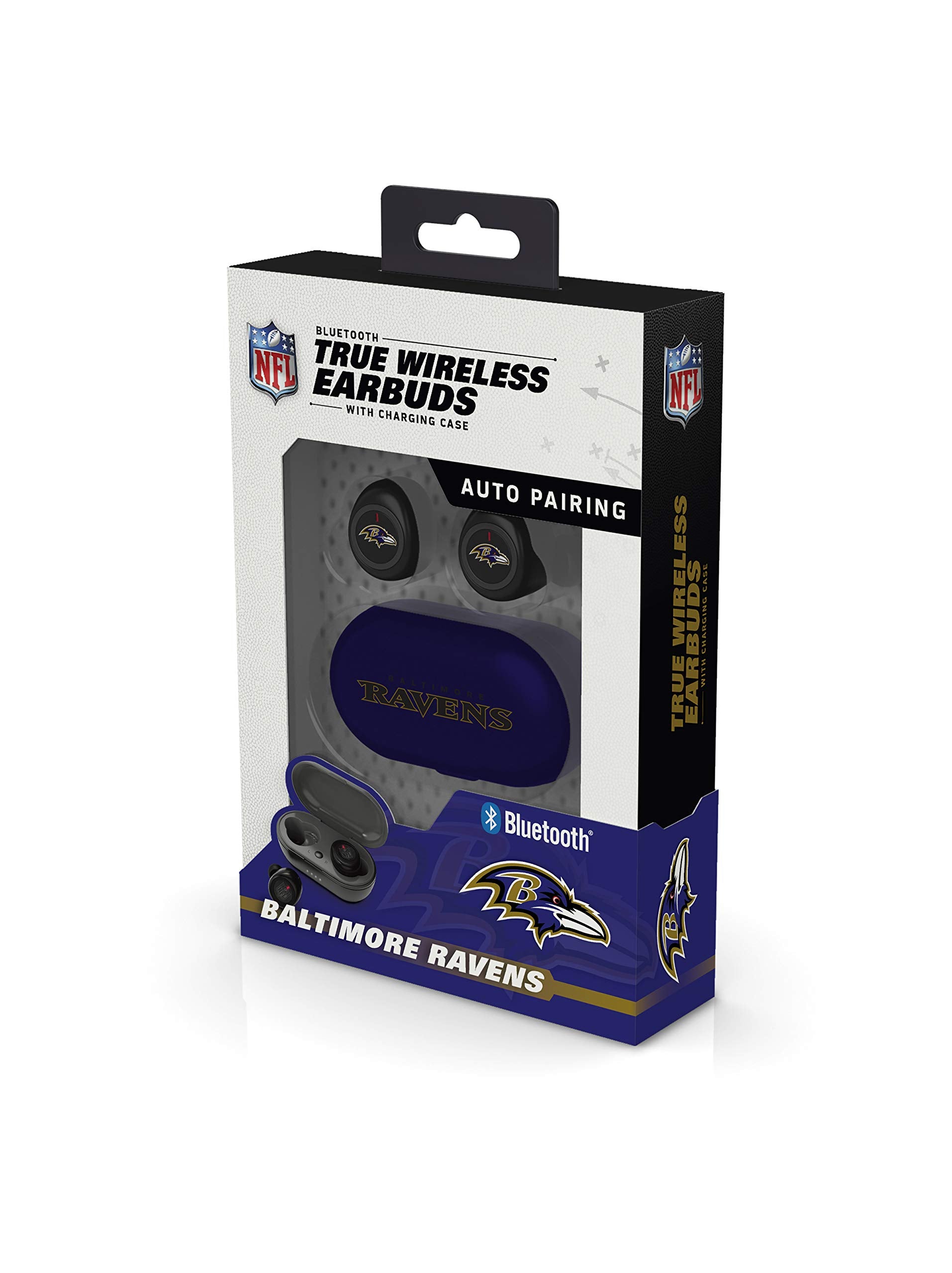 Soar Nfl True Wireless Earbuds, Baltimore Ravens
