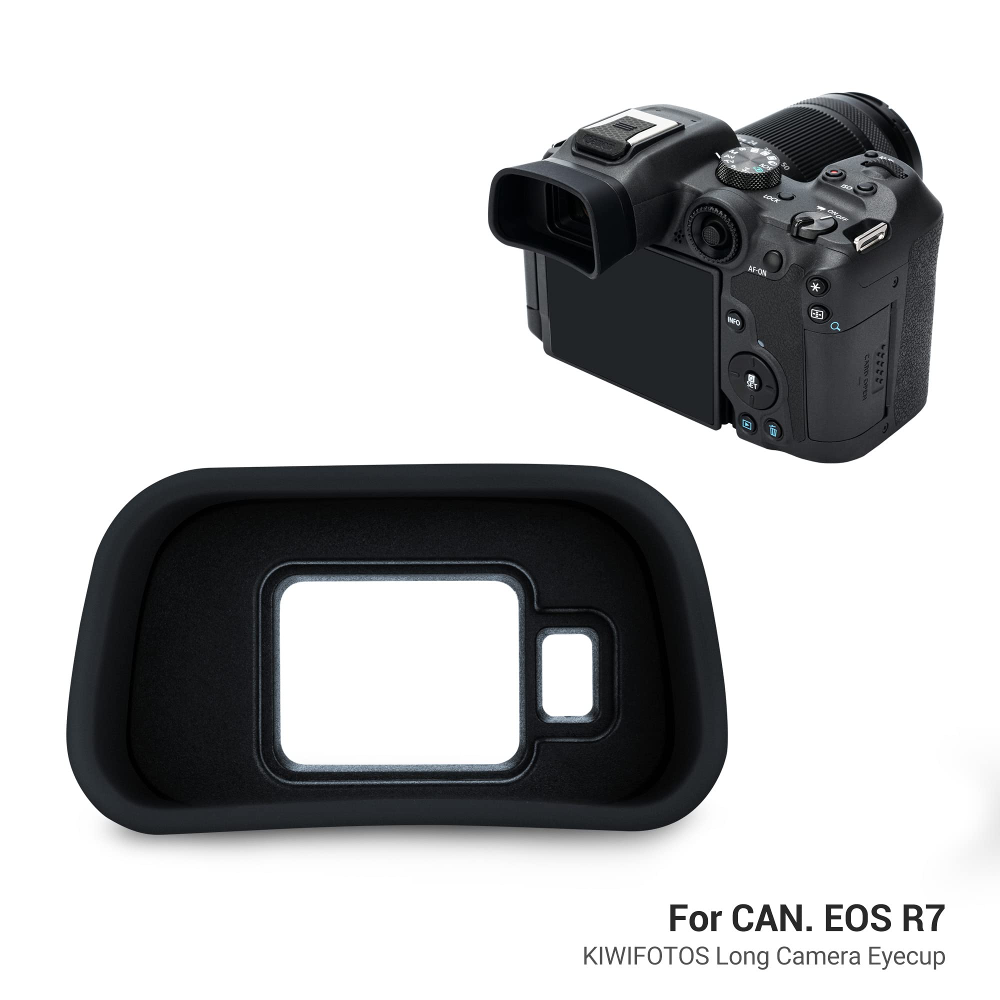 Jjc Eyecup Eyepiece Viewfinder For Canon Eos R7 Camera With Soft Silicone Extended Design
