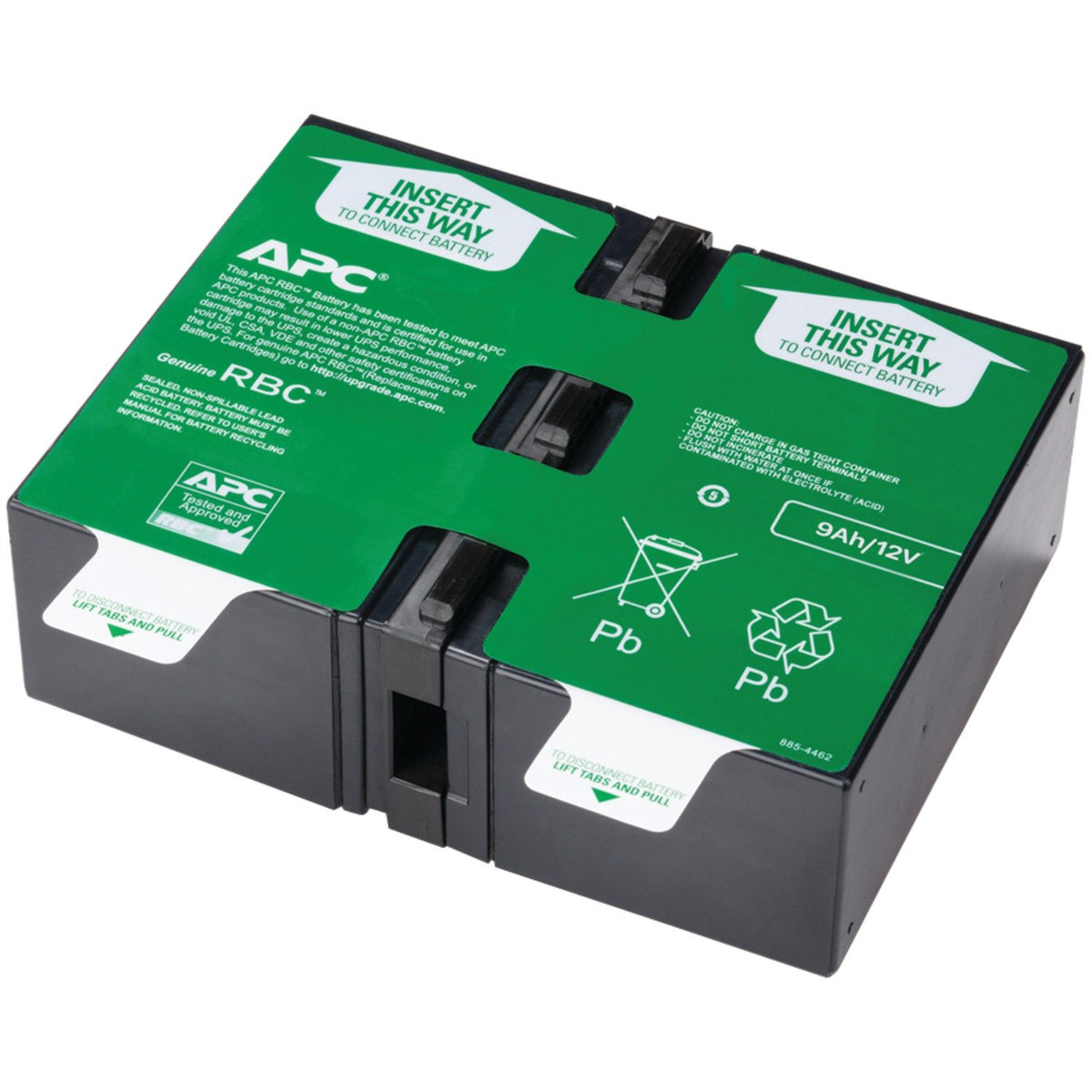 Apc Ups Battery Replacement, Apcrbc124, For Apc Ups Models Bx1500M, Br1500G, Br1300G, Smc1000-2U, Smc1000-2Uc, Br1500Gi, Bx1500G