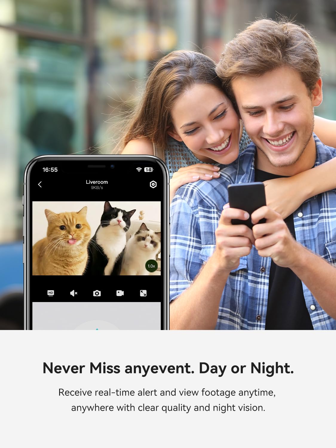 Jaiotlink 2K Indoor Camera, 5G & 2.4G Wifi Pet Camera With Phone App,Security Cameras For Home With 360 Pan&Tilt,Night Vision,Mo