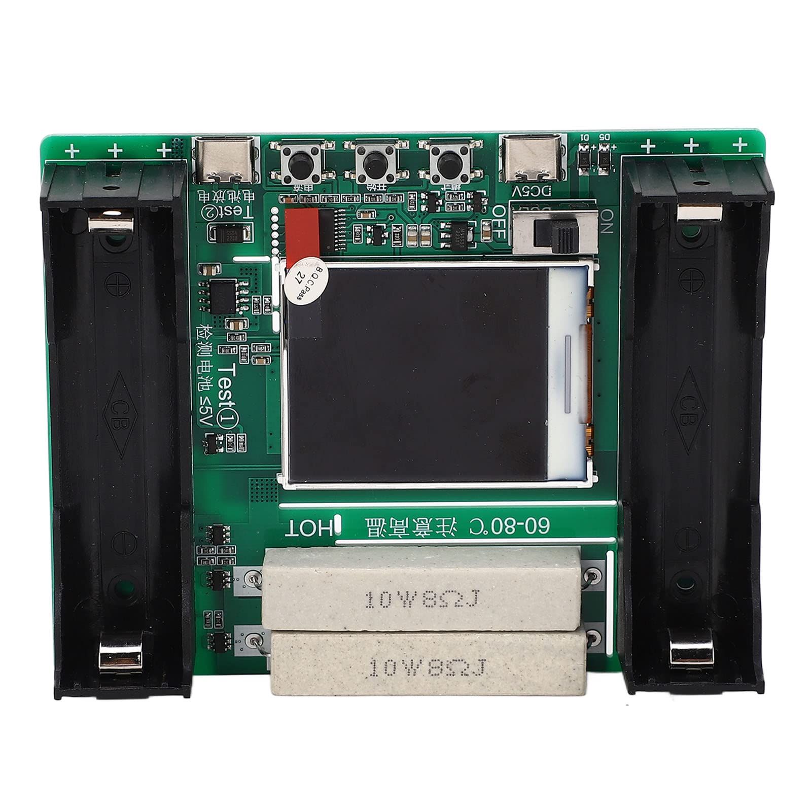 Dc5V Battery Internal Resistance Tester Battery Capacity Tester 1.77In Lcd Display Internal Resistance Capacity Voltage Current Power For Lithium Battery Capacity Tester