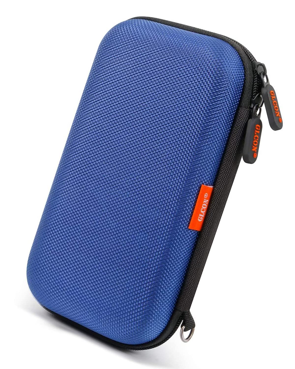 Blue Shockproof Charger Carrying Case   Glcon Small Hard Travel Eva Case For Wd Seagate Toshiba Hard Drive, Power Bank, Electron