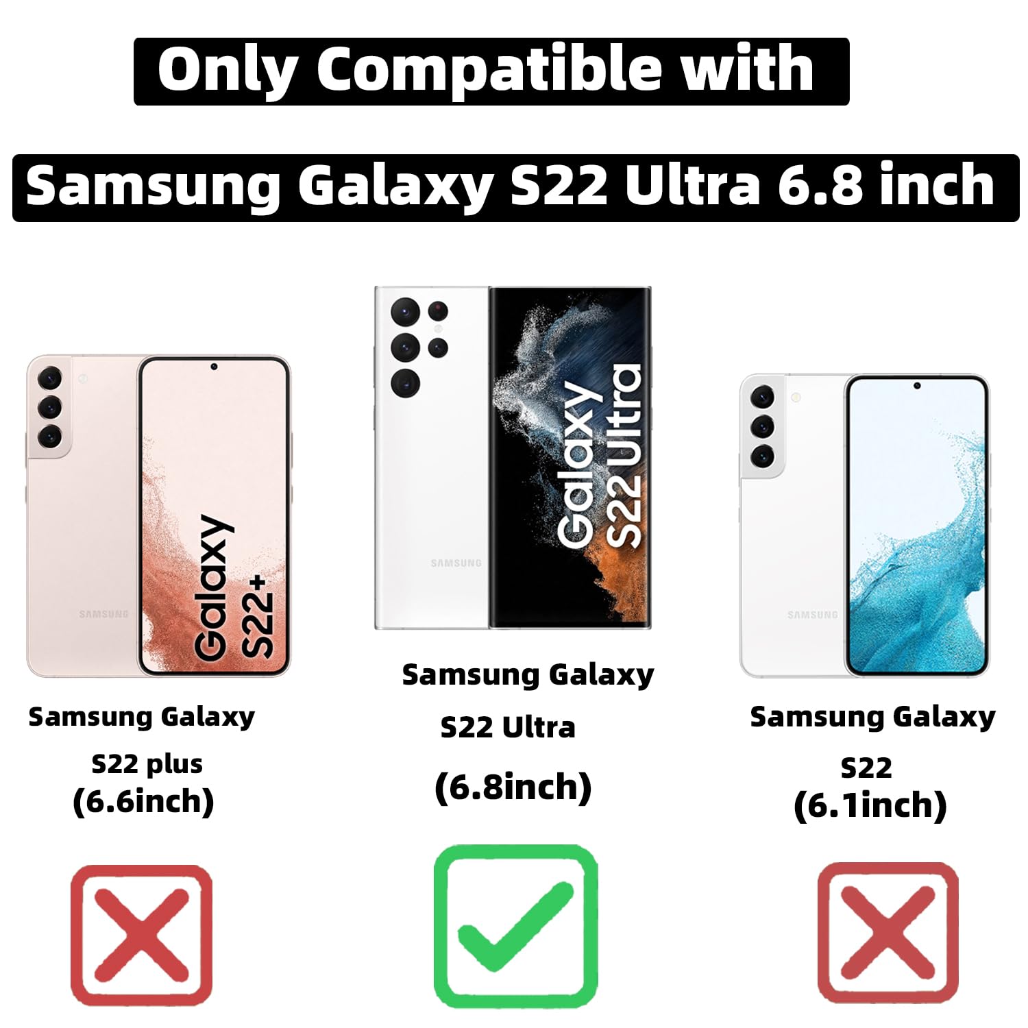 Zonrw For Samsung Galaxy S22 Ultra Case Magnetic,For Women Girl Soft Cute Luxury Love Heart Plating Bling Gradient Glitter Phone