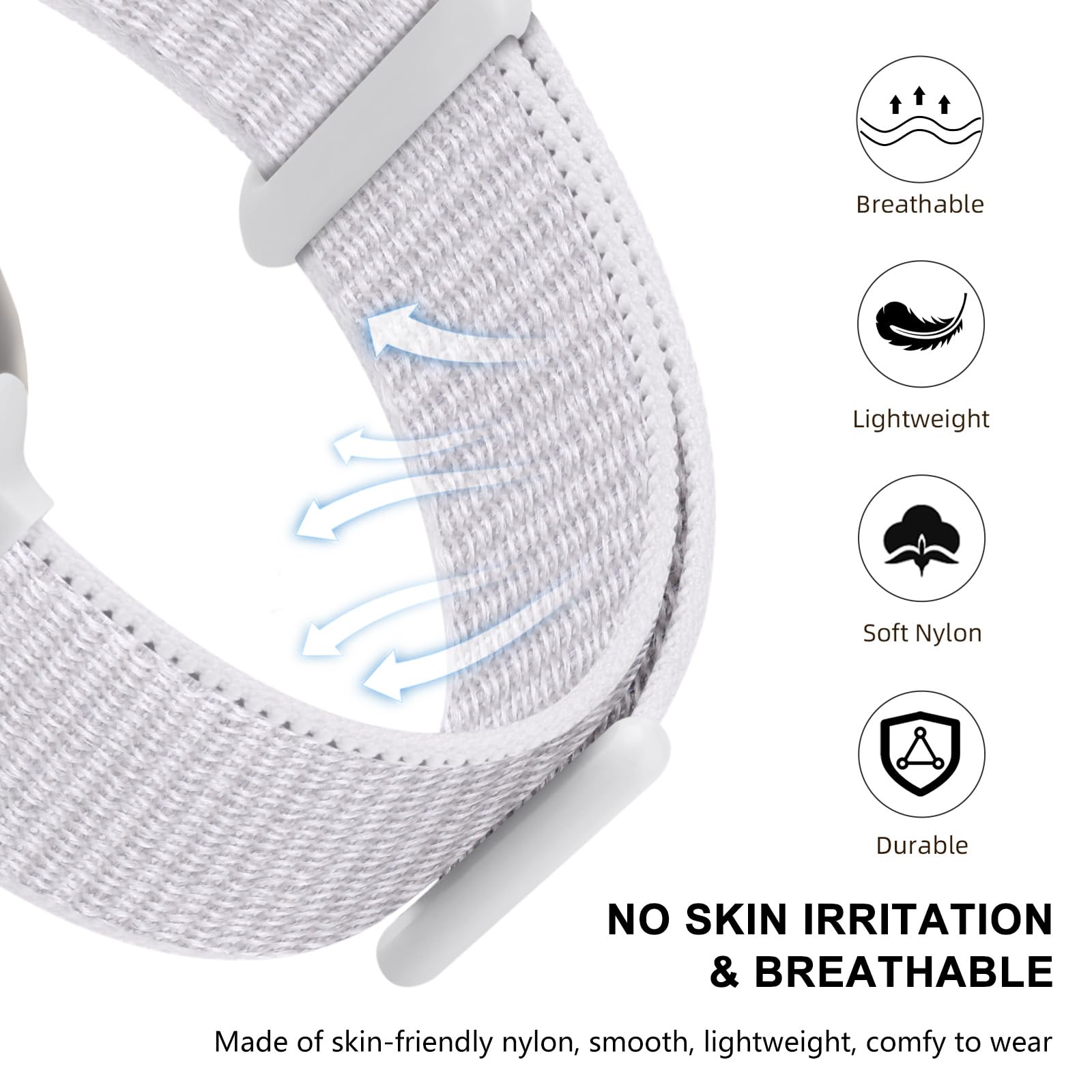 Sport Loop Bands Compatible With Apple Watch 44Mm 42Mm 45Mm 49Mm 38Mm 40Mm 41Mm Band, Woven Nylon Strap Iwatch Ultra Series 9 8