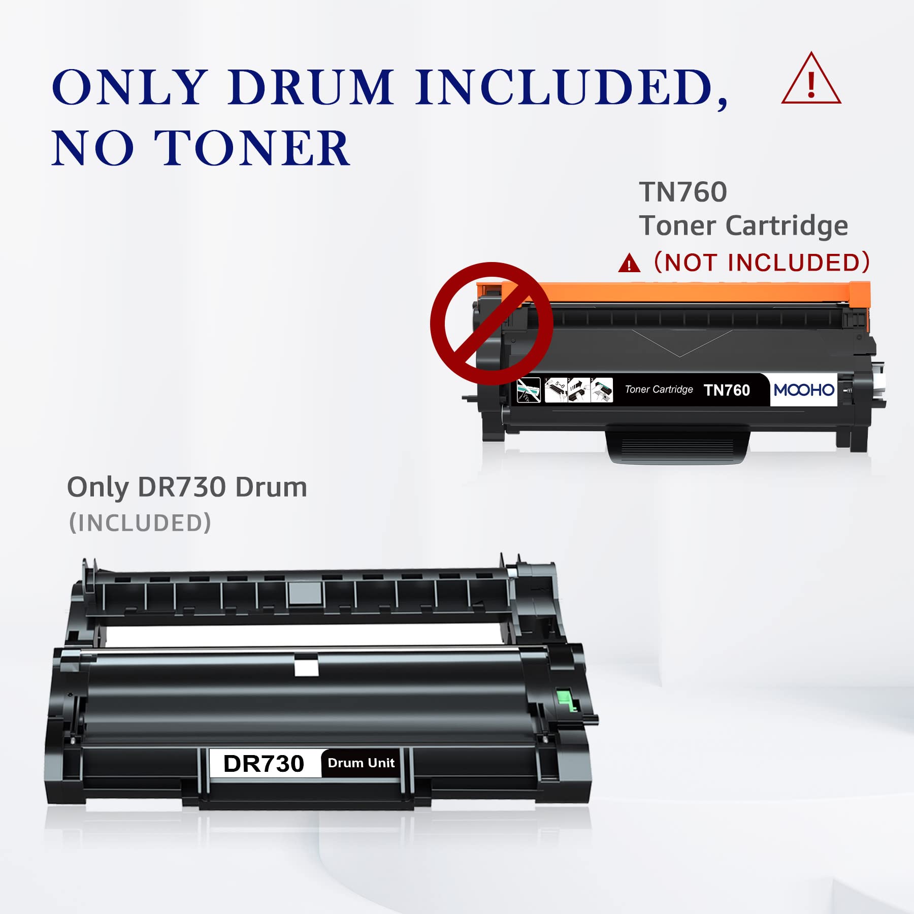 Mooho Compatible Dr 730 Drum Replacement For Brother Dr730 Dr 730 Drum For Brother Mfc L2710Dw Hl L2350Dw Hl L2395Dw Hl L2390Dw