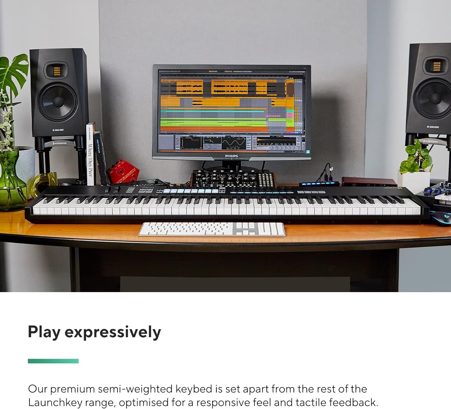 Novation Launchkey 88 [Mk3]   Premium 88 Note Midi Keyboard For Expressive Music Creation