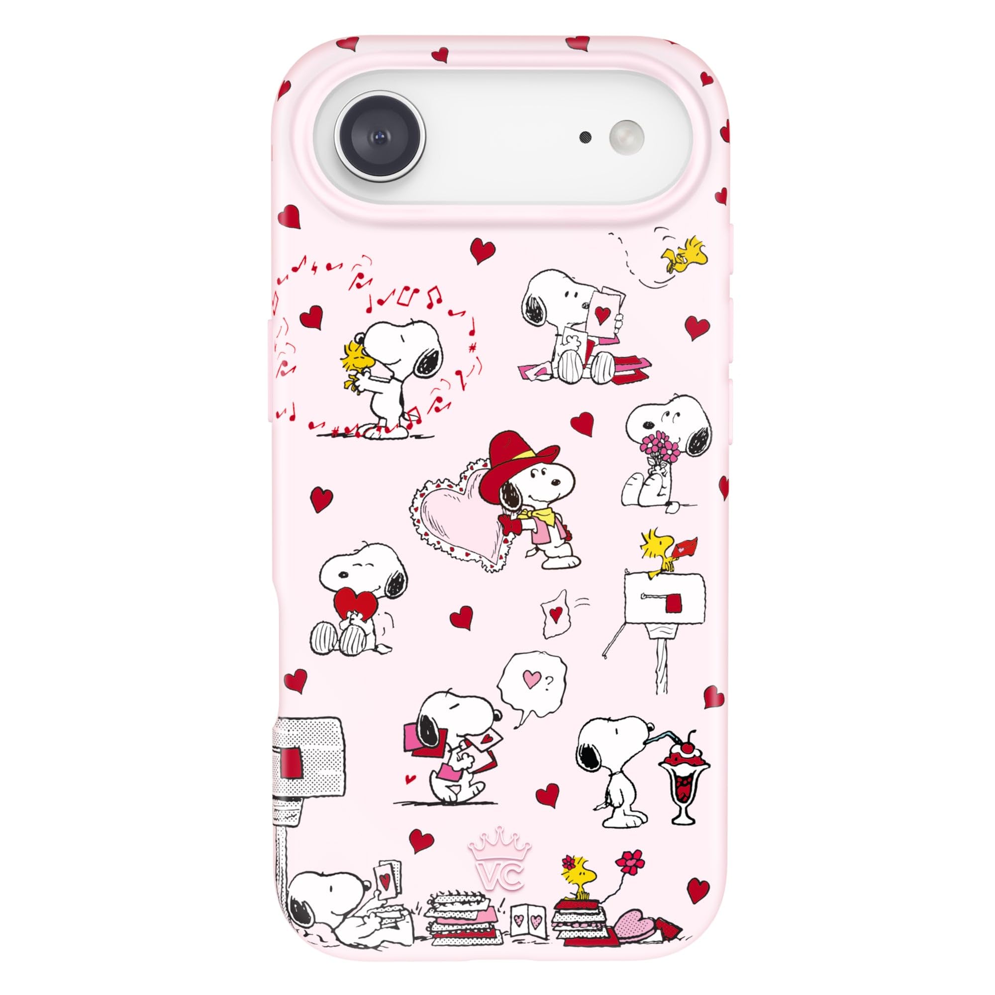 VELVET CAVIAR Case for iPhone 17 Air | Compatible with MagSafe | 10ft Drop Tested | Protective Valentines Day Cases | Snoopy Lo