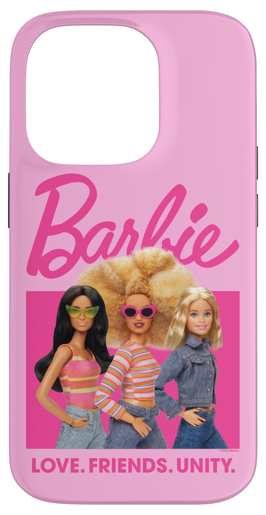 Iphone 14 Pro Barbie   Love, Friends, Unity Case