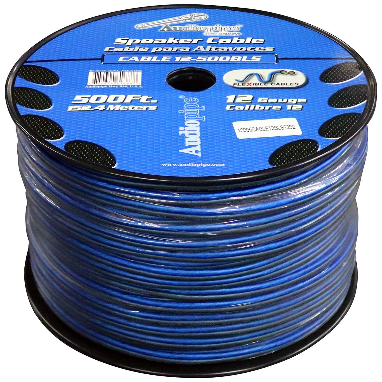 Audiopipe Cable12bls500 12 Ga 500 Flexible Speaker Cable 12 Gague