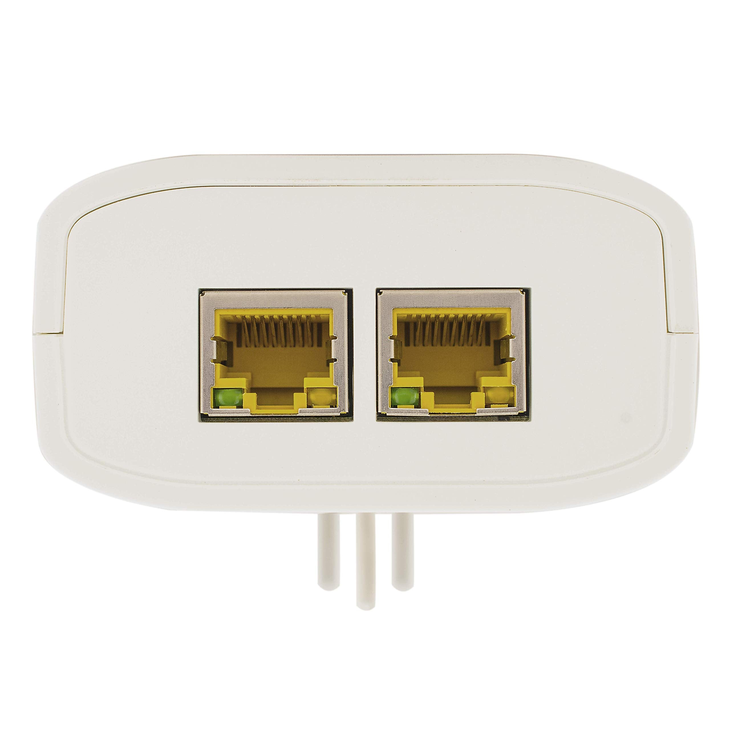 Nexuslink G.Hn Wave 2 Powerline Ethernet Adapter Poe � 2 Gigabit Ports, 30W Power Budget, Supports 802.3At Poe, Powerline 2000, Plug & Play, Ideal For Gaming, Work, Etc., � Single Device (Gpl 2000Poe)