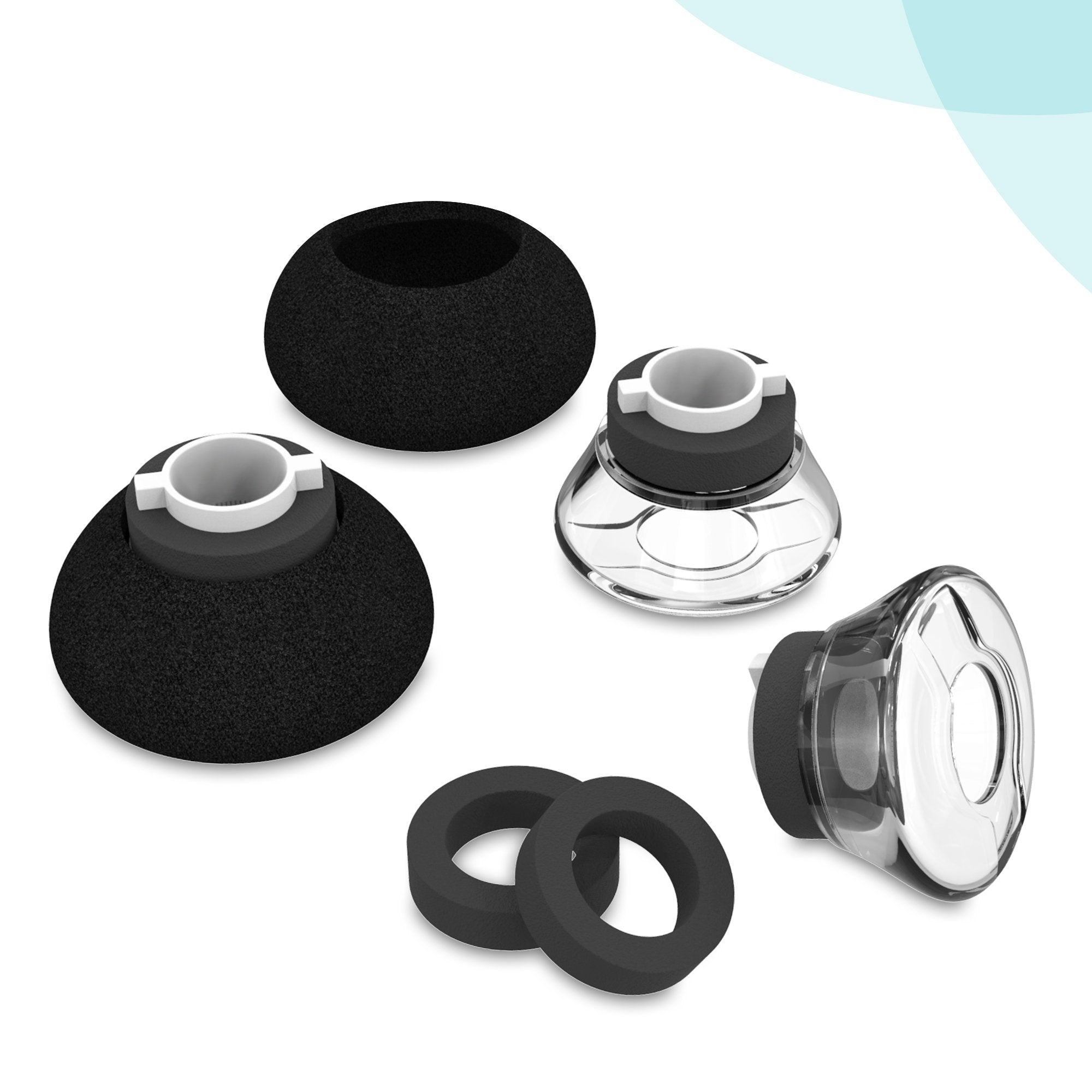 3X Earpieces For Plantronics Voyager Legend Eartip Kit,Plantronics Voyager 5200 5220 5210 Bluetooth Headset Foam Covers-Small