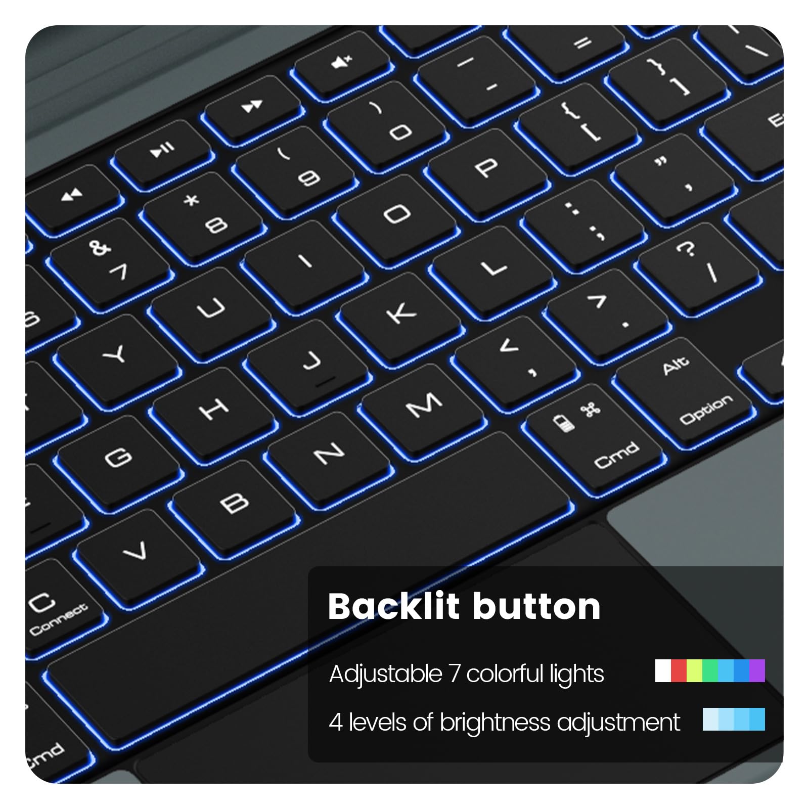 Nillkin For Ipad Air 11 Inch (M2) 2024 New Ipad Air Keyboard And Magnetic Stand Case For Ipad Air 5, Ipad Air 10.9 Ipad Air 4 Ke