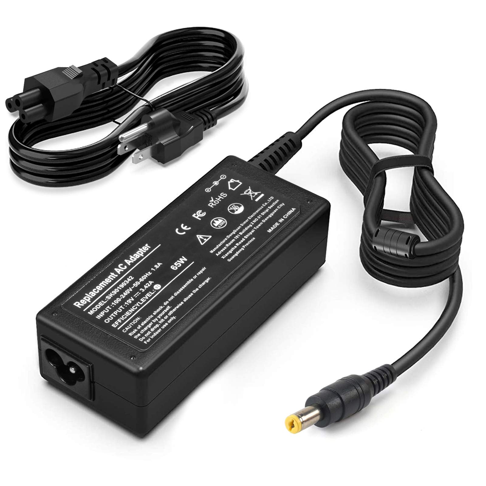 65W 19V 3.42A Ac Adapter Charger For Acer Aspire V3 V5 E1 E3 E5 Es1 R3 M5 F5 5000 5100 5250 6920 7741Z N15Q1 N16Q2 Laptop Power