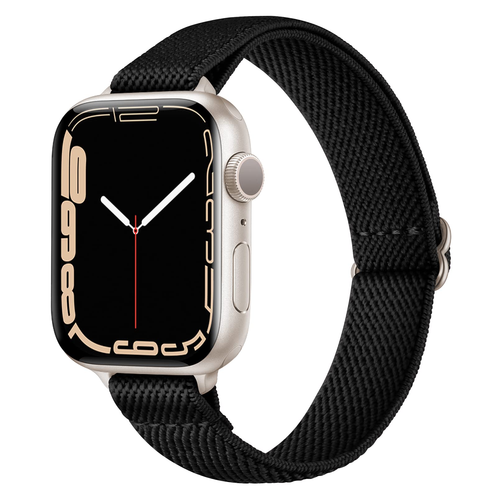 Sicciden Slim Stretchy Bands Compatible With Apple Watch Band 42Mm (Series 10) 41Mm 40Mm 38Mm, Women Elastics Band Nylon Thin St