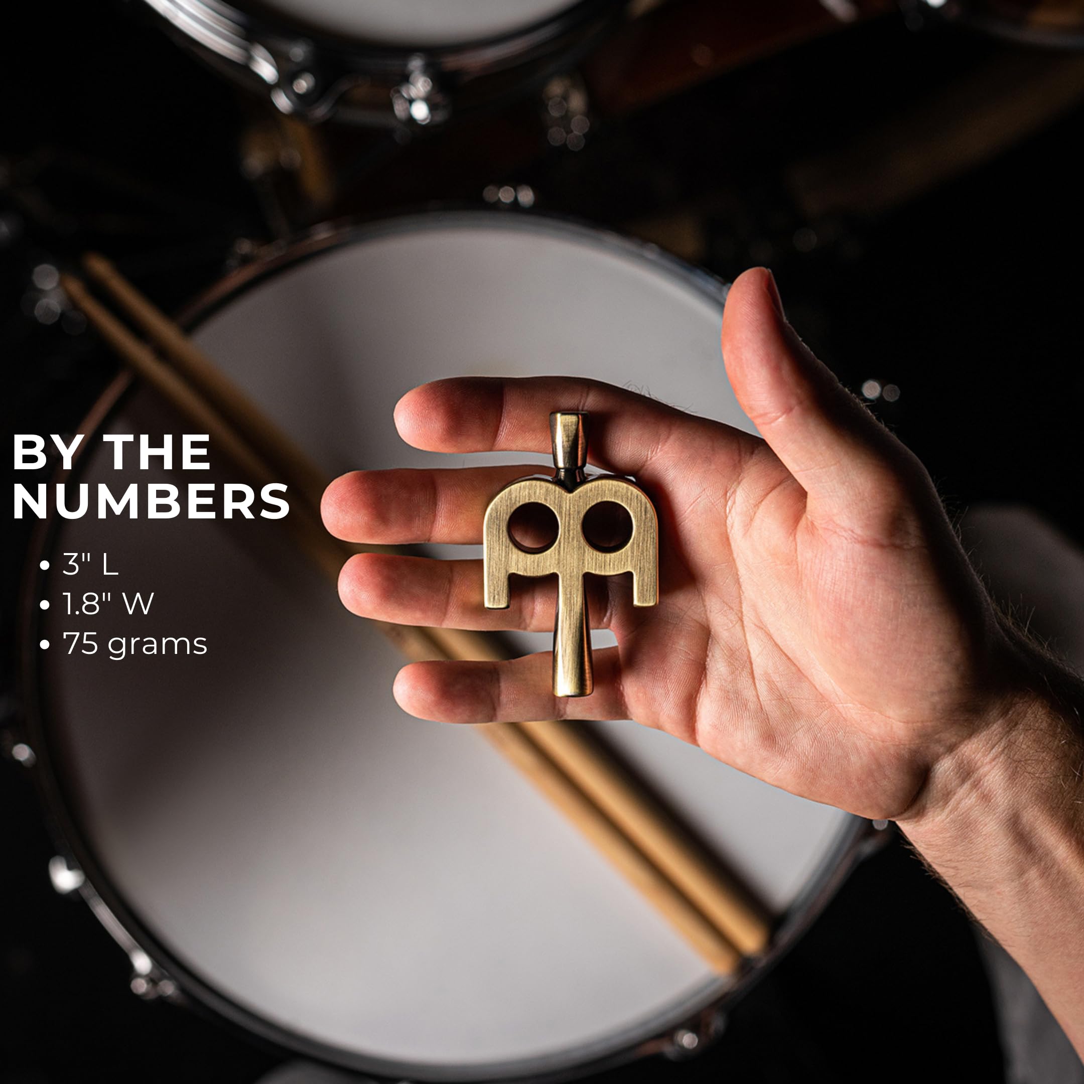 Meinl Stick & Brush Kinetic Drum Key With Extra Weight For Torque And Stability (Sb510)