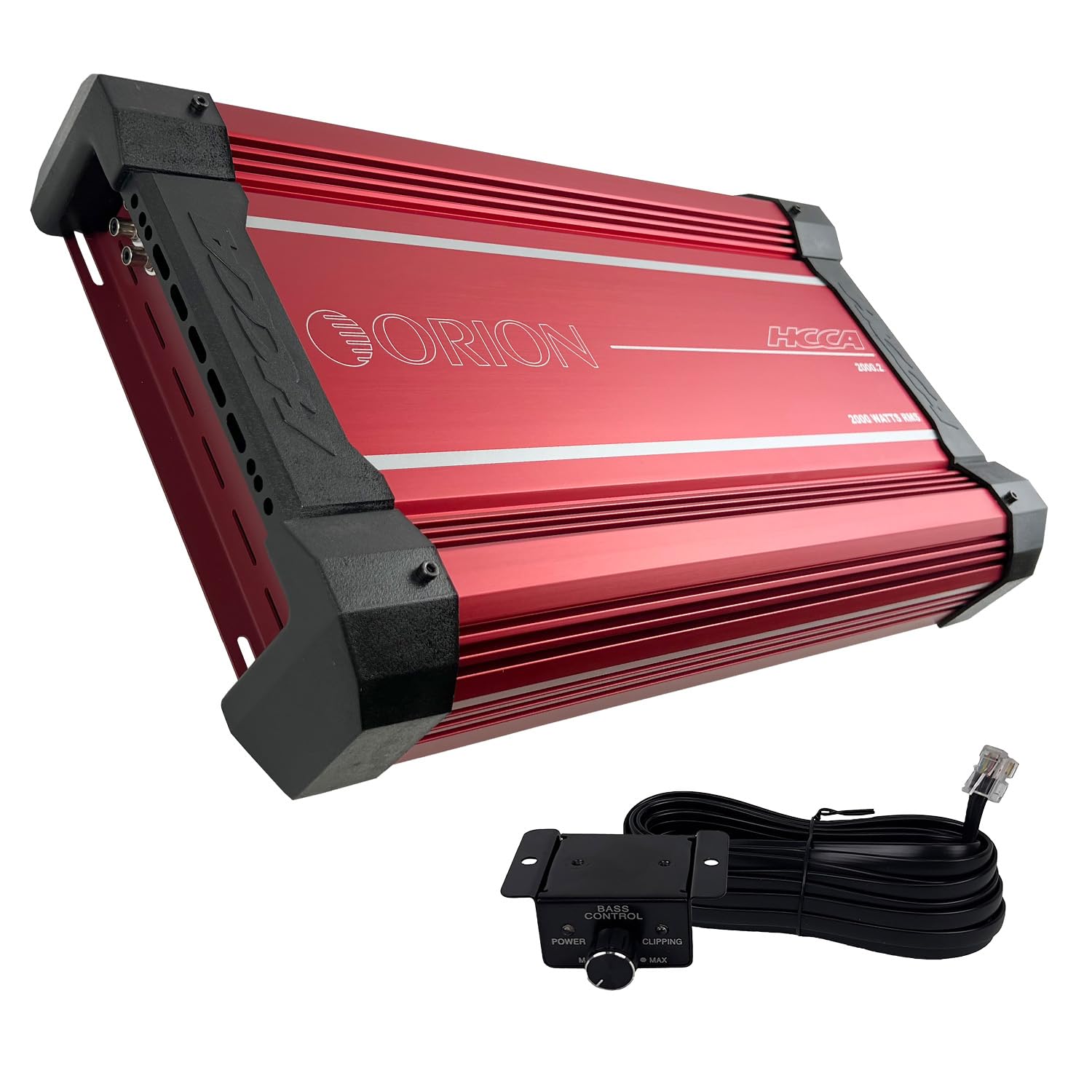 Orion HCCA Series HCCA1200.2 High Performance 1200W RMS 2-Channel Class A/B Amplifier - 1 Ohm Stable, Low/High Pass Crossover, B