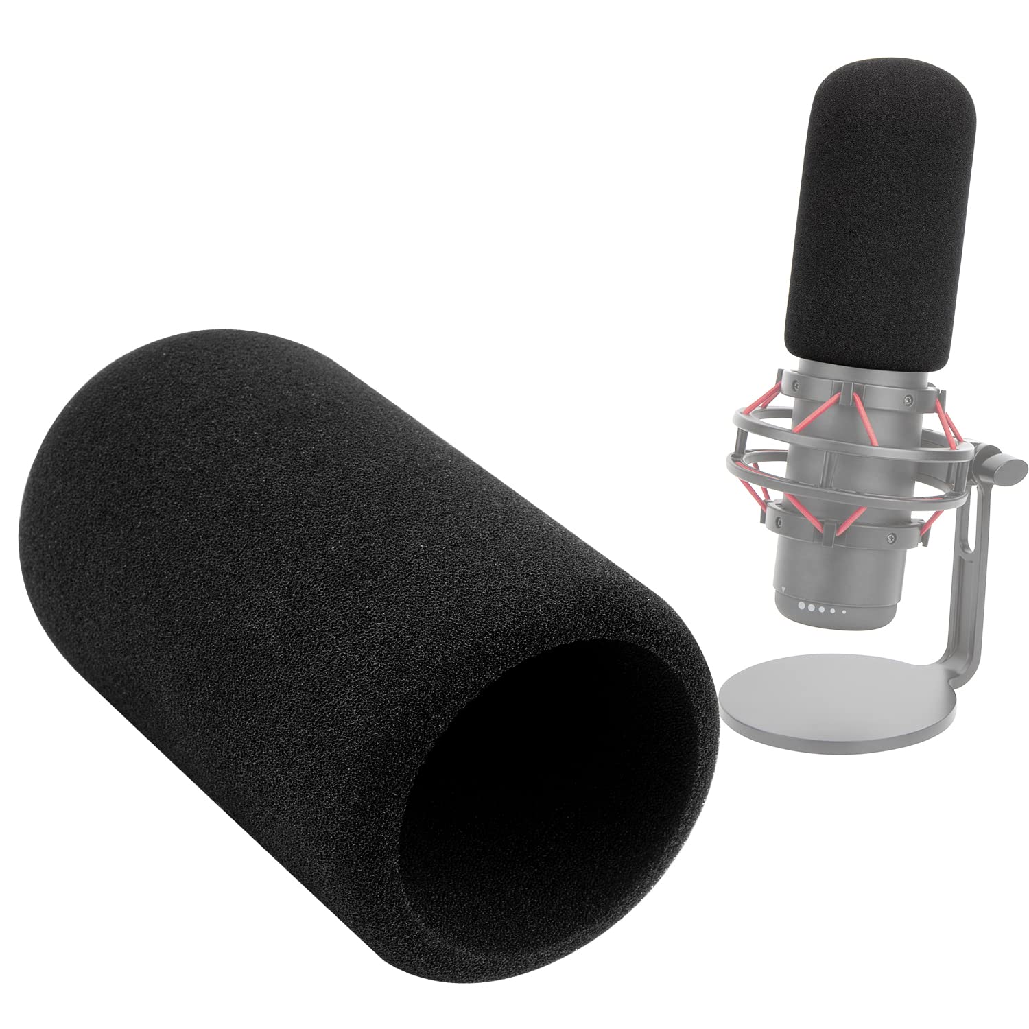 Sunmon Hyperx Quadcast Pop Filter Windscreen Compatible With Hyperx Quadcast S Microphone   Mic Foam Windscreen Noise Reduction,