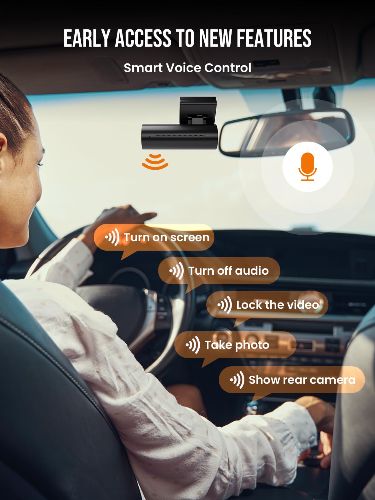 Tvfea Dash Cam Front 1440P,Wi Fi Dash Camera,Dashcam For Cars With 32Gb Sd Card Included,App&Voice Control,Night Vision,170 Angl