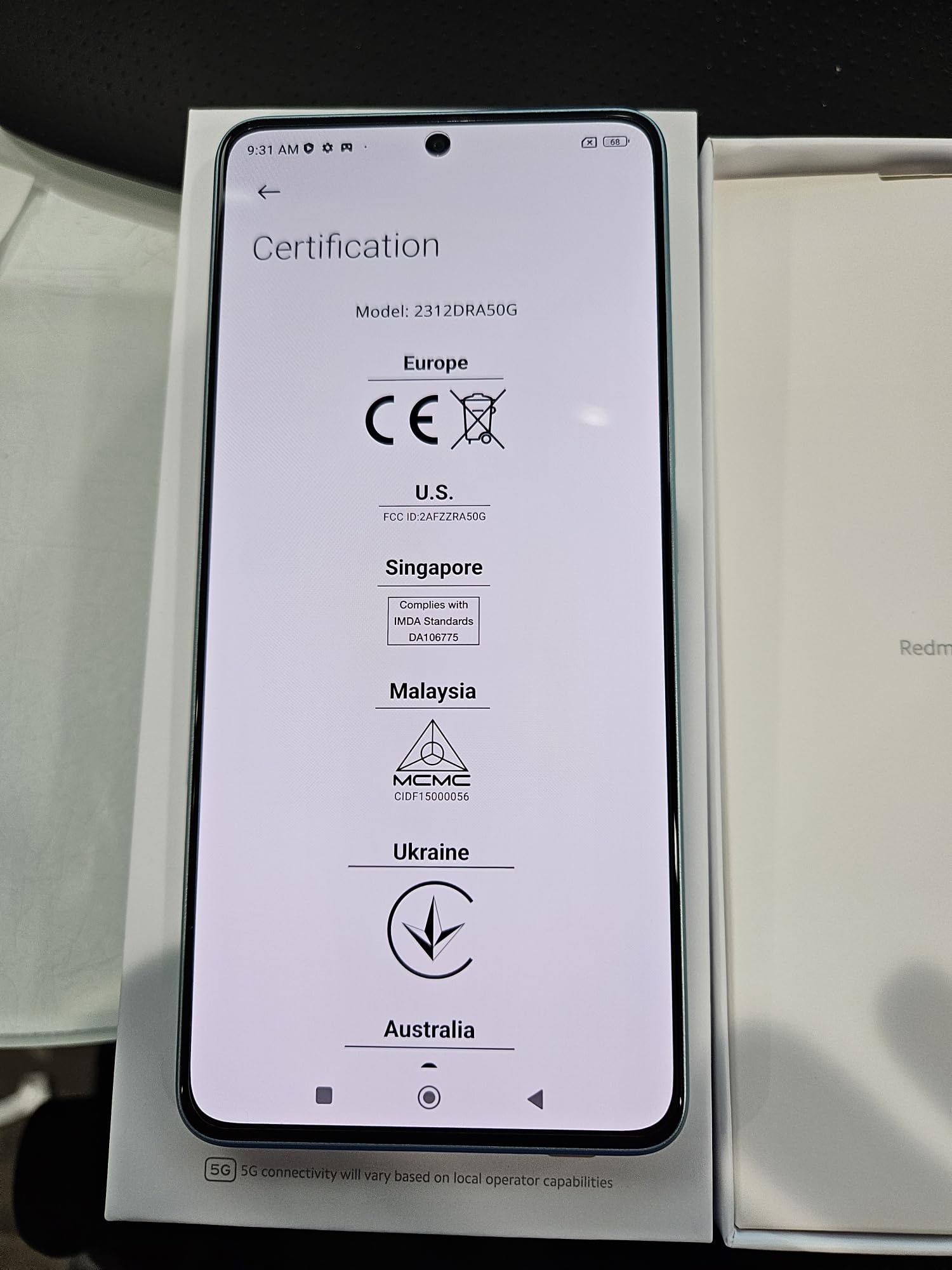 Xiaomi Redmi Note 13 Pro 5G (256Gb + 8Gb) 6.67' Triple 200Mp Camera (For Tmobile Mint Tello & Global) Global Bands Unlocked (Aurora Purple Global Rom)