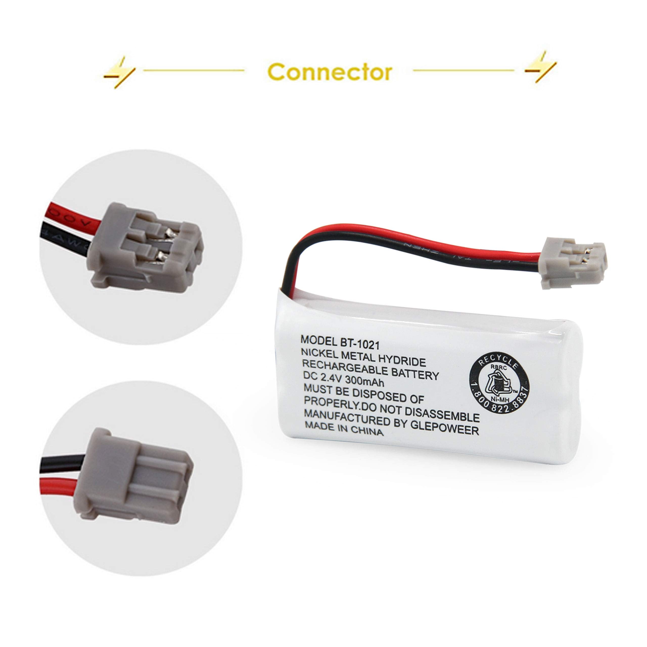 Glepoweer Bt 1021 Bt 1016 Bt 1008 Bt 1025 Handset Battery Bbtg0847001 Bbtg0798001 Compatible With Uniden Bt1021 Bt1008 Bt1016 Bt