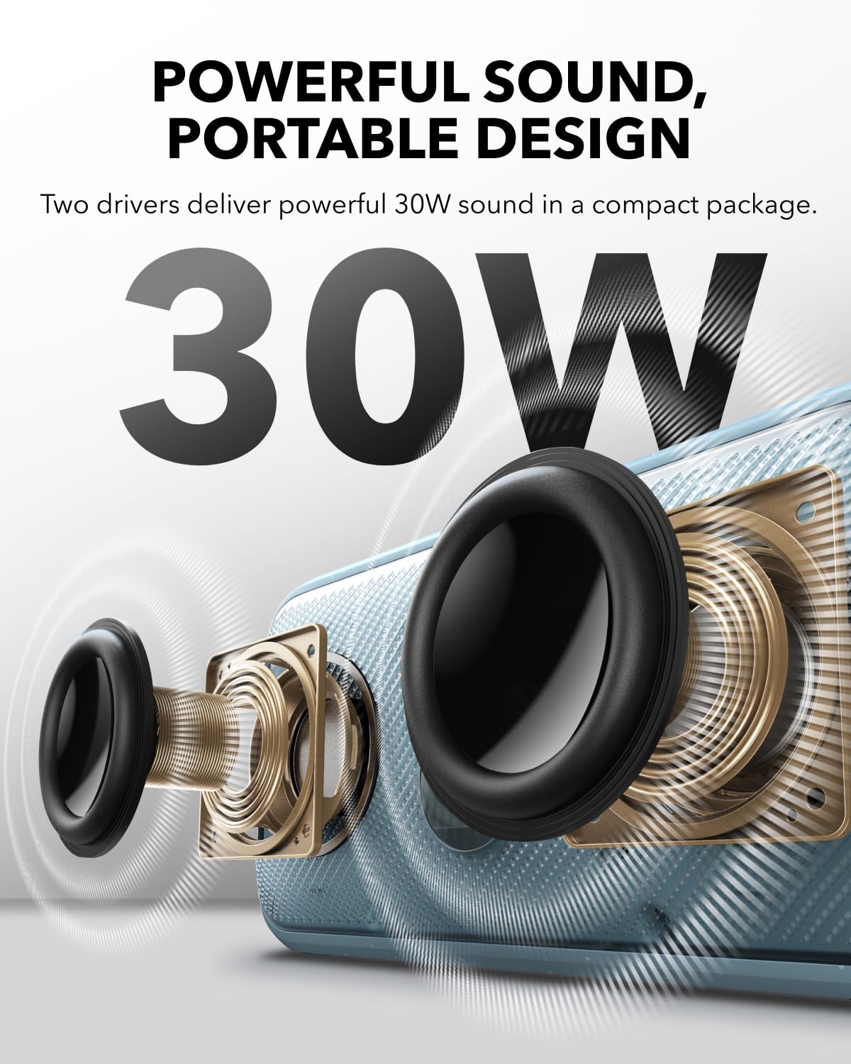 Soundcore Motion 300 Bluetooth Speaker, Wireless Hi Res Portable Speaker With Bassup, Outdoor Ipx7 Waterproof Speaker, Bluetooth