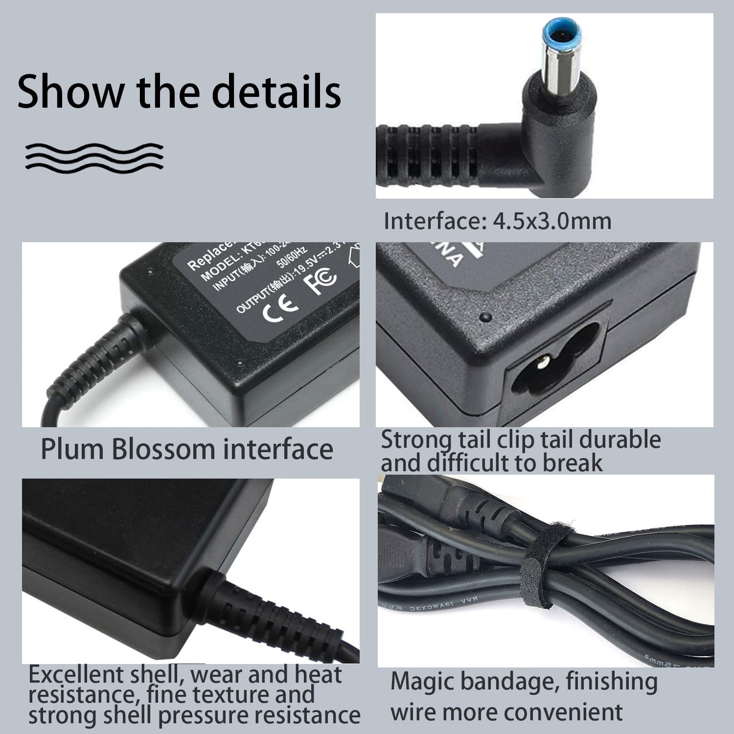 45W 740015 002 741727 001 L25296 001 Ac Adapter For Hp Pavilion X360 Envy Spectre Elitebook 840 Probook Laptop Notebook Power Su