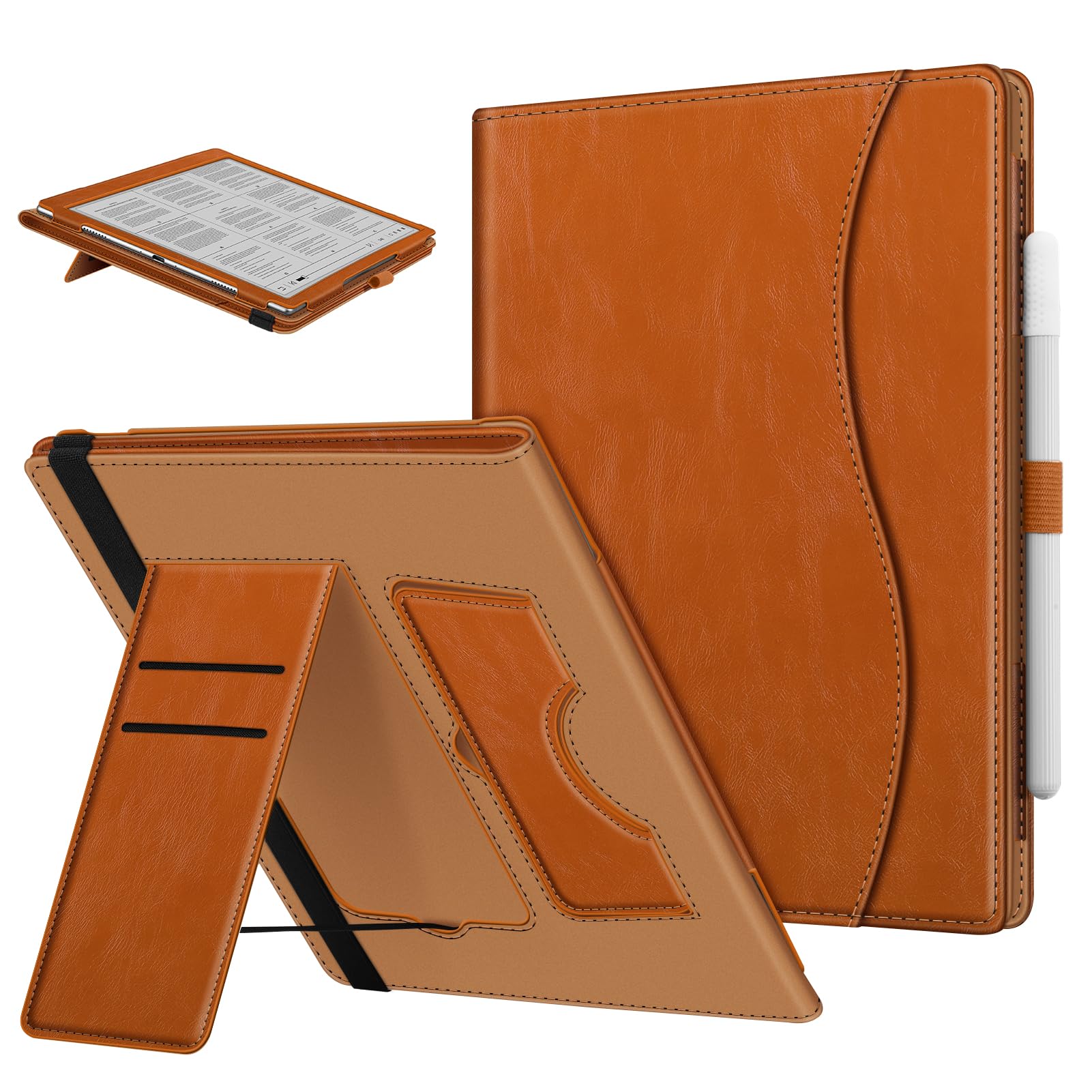Fintie Stand Case for Onyx Boox Go 10.3 /BOOX Tablet Go 10.3 Gen II Lumi ePaper, Premium PU Leather Foldable Stand Cover Auto Wa
