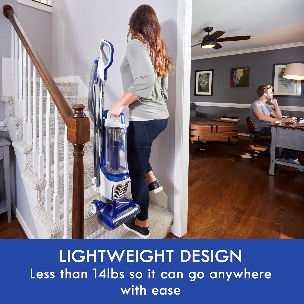 Kenmore Du5080 Bagless Upright Vacuum Lift Cleaner 2 Motor Power Suction With Hepa Filter, 3 In 1 Combination Tool, Pet Handi Ma