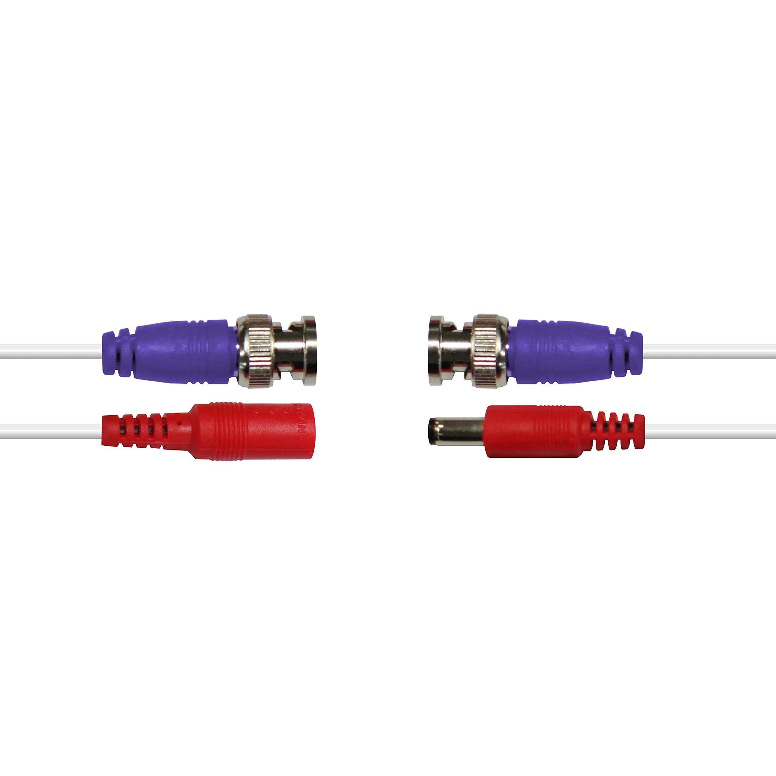 Swann 200Ft Security Extension Cable With Bnc Connectors And Fire Rated Ul Rating For Dvr Security Cameras And Systems, 1 Count