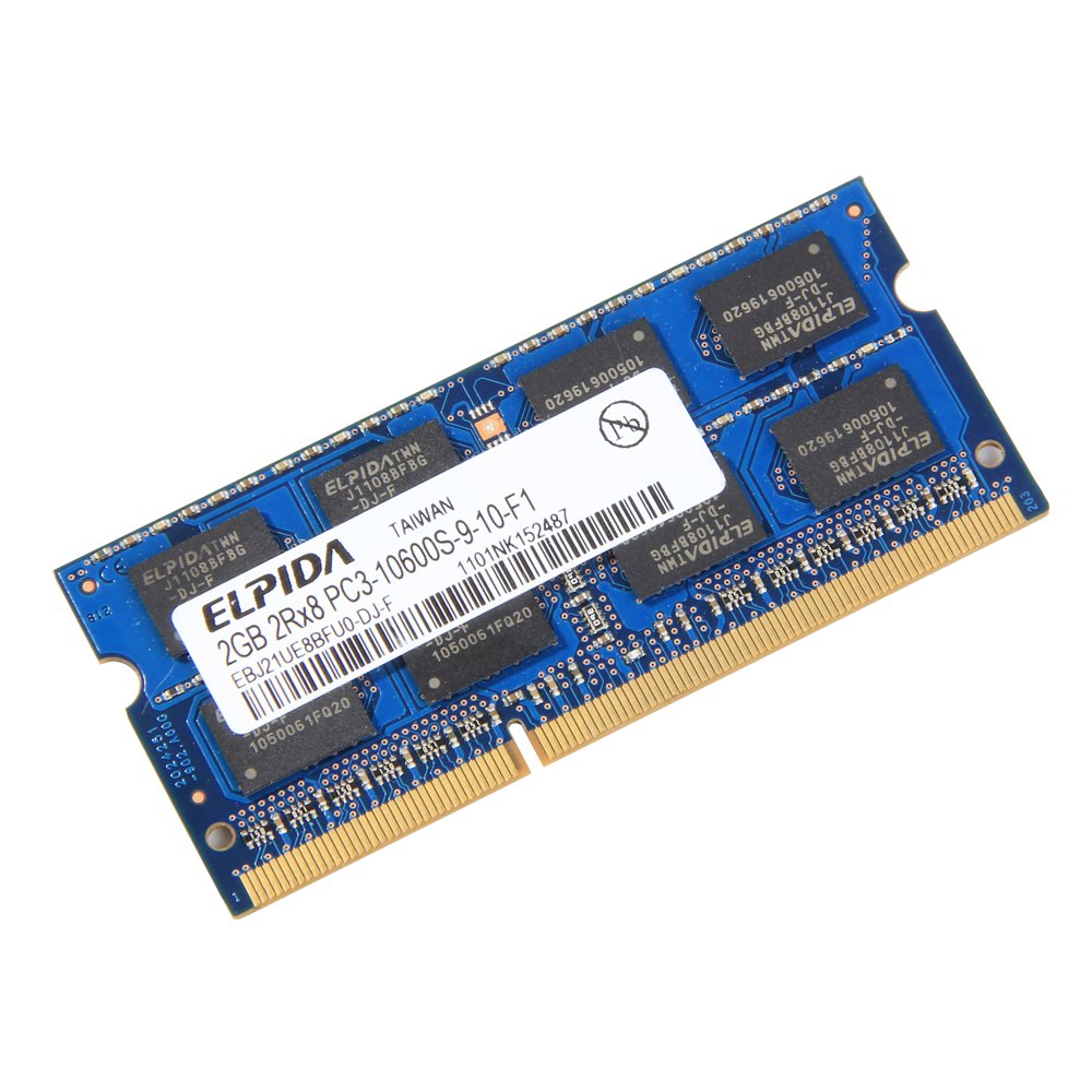 Elpida Ddr3 So-Dimm 2Gb Memory Ram Pc3-10600S-9-10-F1