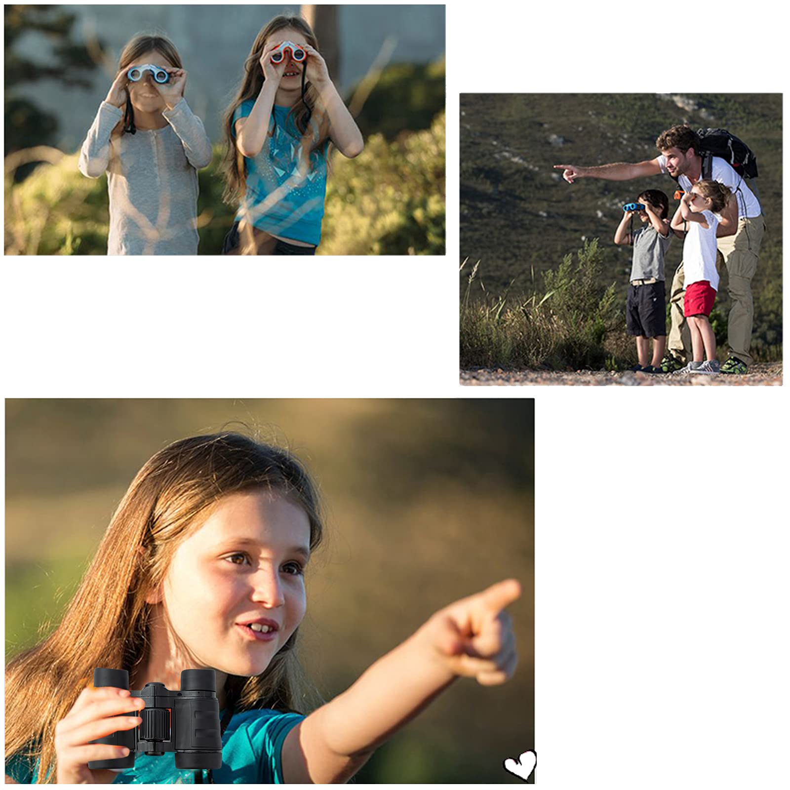 Ouxia Kid Binoculars Best Gifts For 3 12 Years Boys Girls Shock Proof Toy Binoculars For Bird Watching