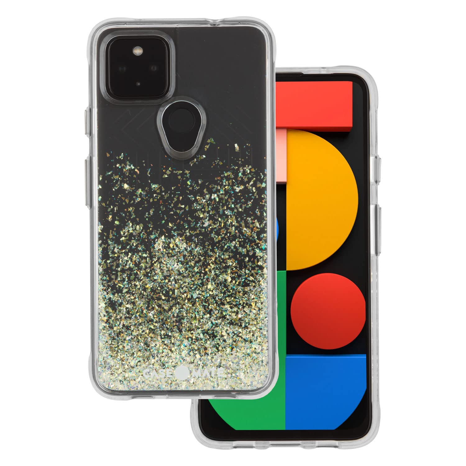Case Mate   Case For Google Pixel 5 6.0 Inch   Twinkle   Reflective Foil Elements   Stardust