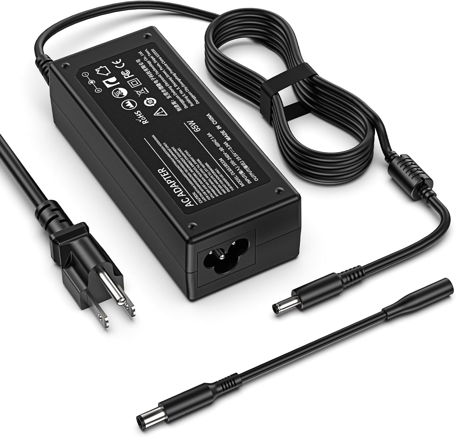 65W Laptop Charger For Dell Inspiron 15 3000 5000 7000 Series Dell Power Supply Cord 15 3552 3555 3558 3565 3567 5551 5552 5555 5558 5559 5565 5578 7558 7568