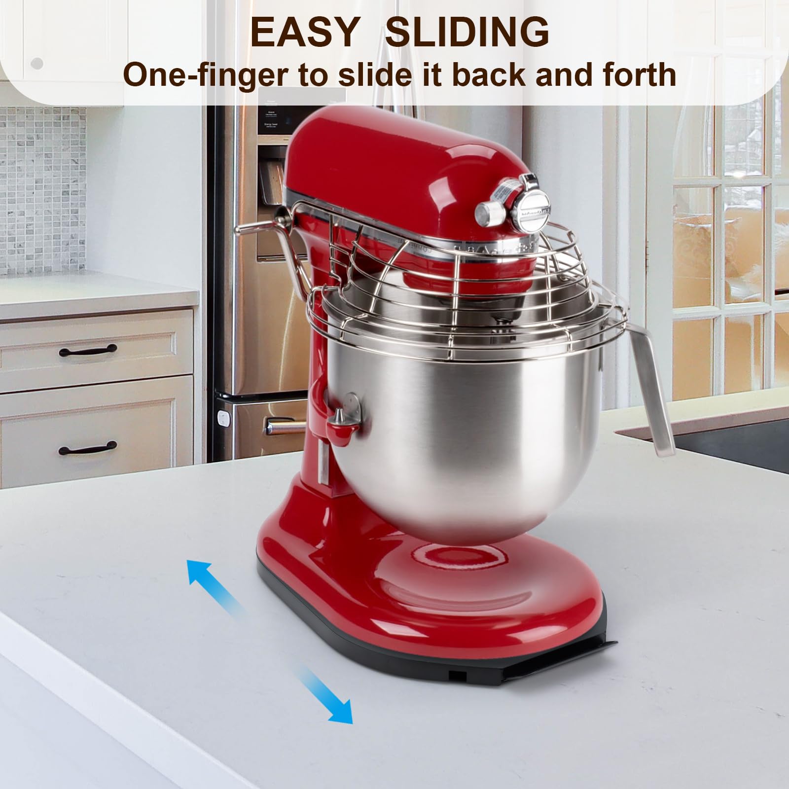 Mixer Sliding Tray For Kitchenaid 5 8 Qt,Sliding Tray For Kitchenaid Stand Mixer, Slide Tray Mixer Mover Mixer Slider With Smoot