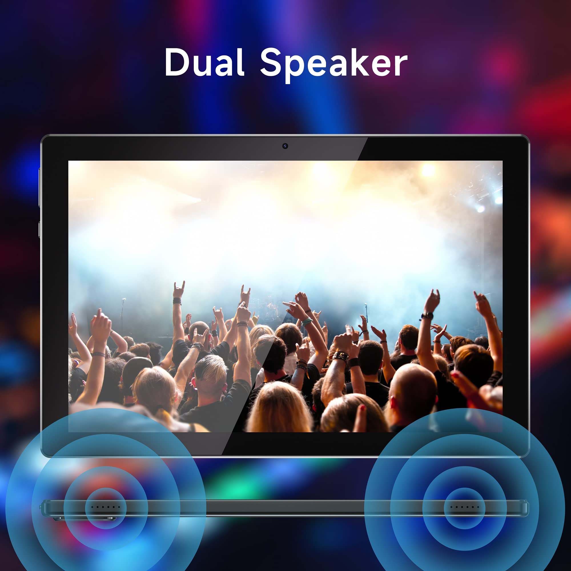 Yqsavior Tablet Android 11 Tablet, 4Gb Ram, 64Gb Rom Support Wi Fi 2+8 Mp Dual Camera,Fm,Gps And 10.1' Ips Full Hd Display Table