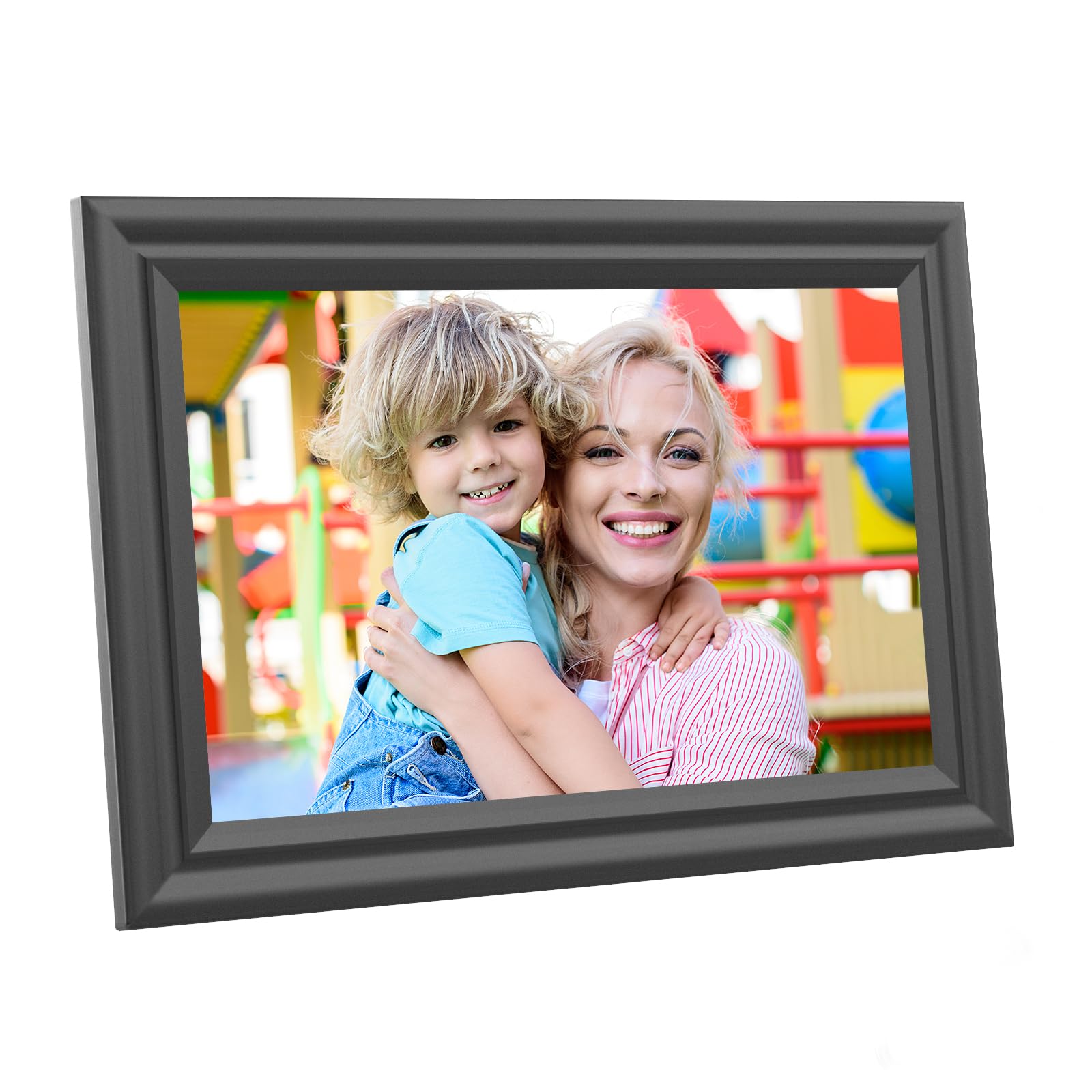 Digital Picture Frame Wifi 10.1 Inch Digital Photo Frame, Electronic Picture Frame, 16Gb Storage, Auto Rotate, Ips Touch Screen,