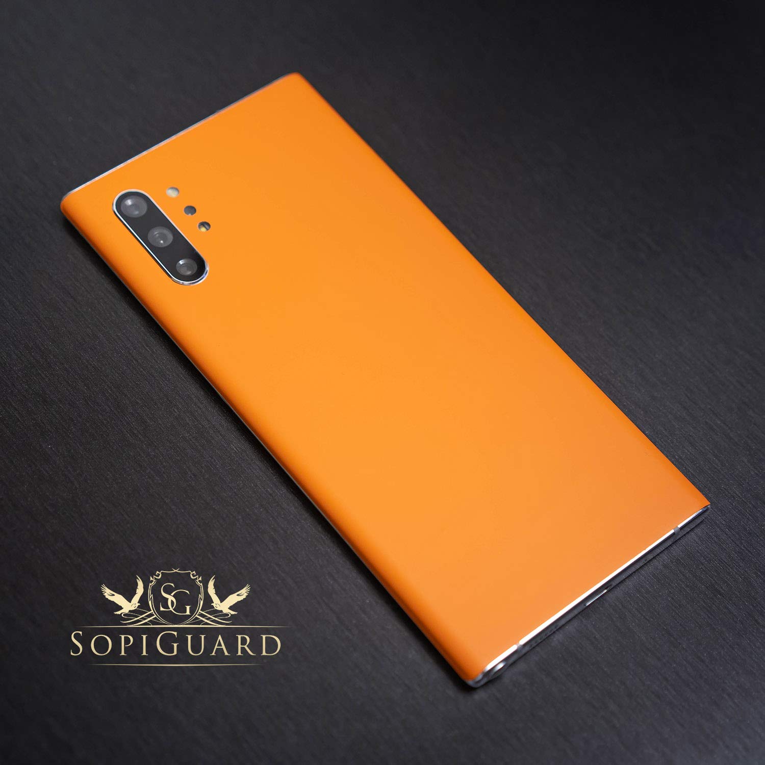 Sopiguard Sticker For Surface Duo Phone Edge To Edge Precision Vinyl Skin Wrap (Matte Orange)