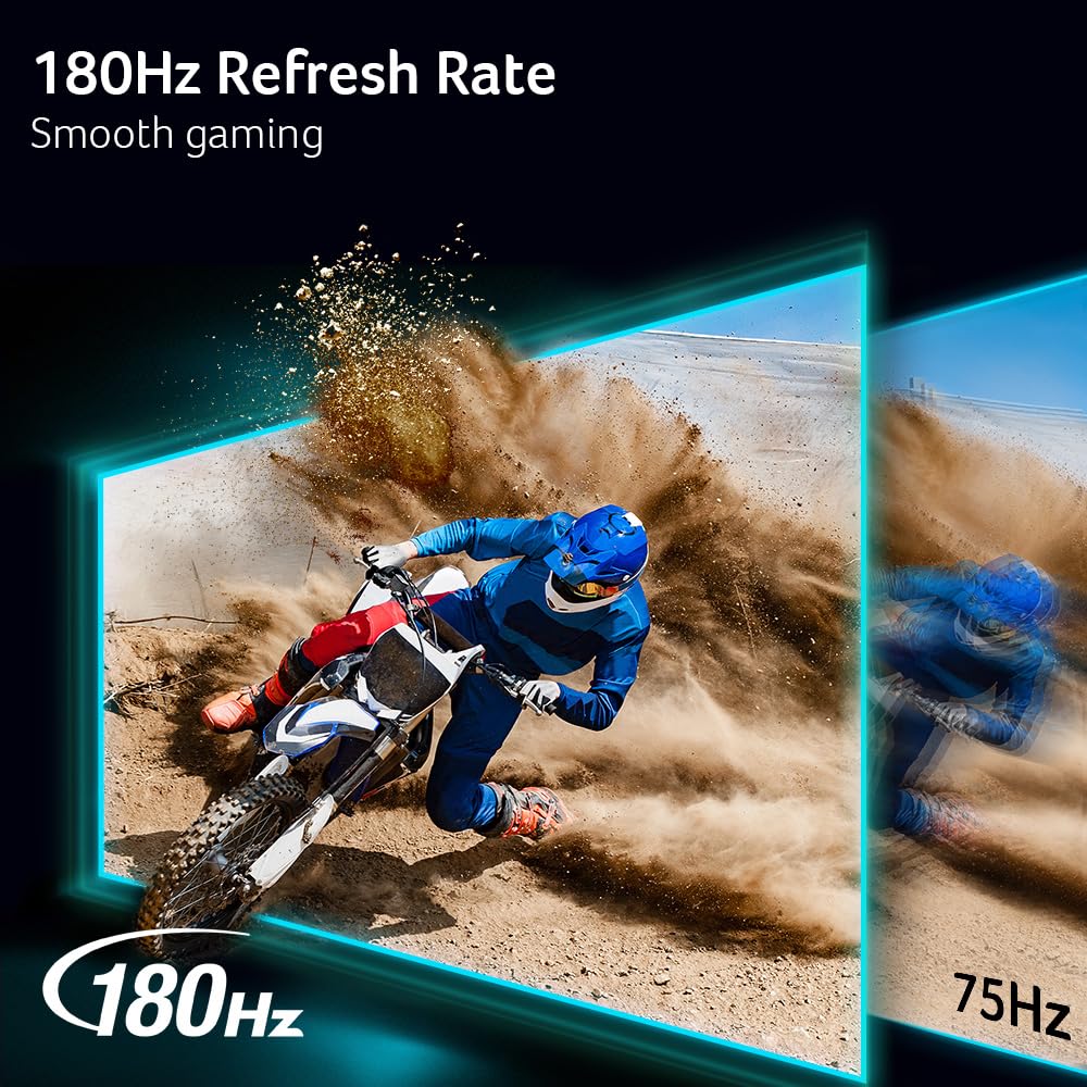 Acer Nitro 27'' Full Hd 1920 X 1080 Pc Gaming Ips Monitor | Amd Freesync Premium | 180Hz Refresh | Up To 0.5Ms | Hdr10 Support |