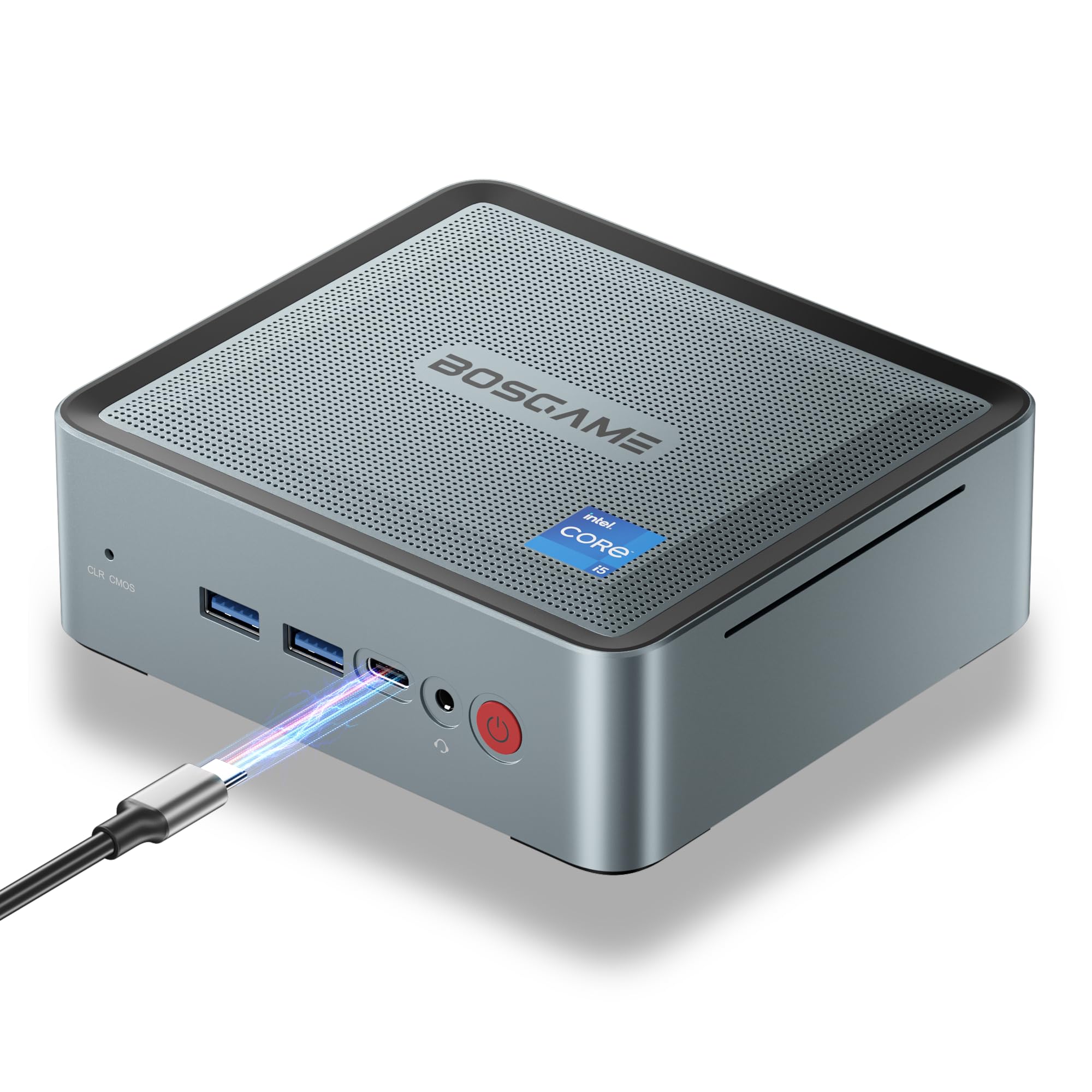 Bosgame Mini Pc Thunderbolt 4, Intel Core I5 1135G7 Mini Pc W11 Pro (Up To 4.2 Ghz) 16Gb Ddr4 512Gb Nvme Ssd Wi Fi 6E/Bluetooth