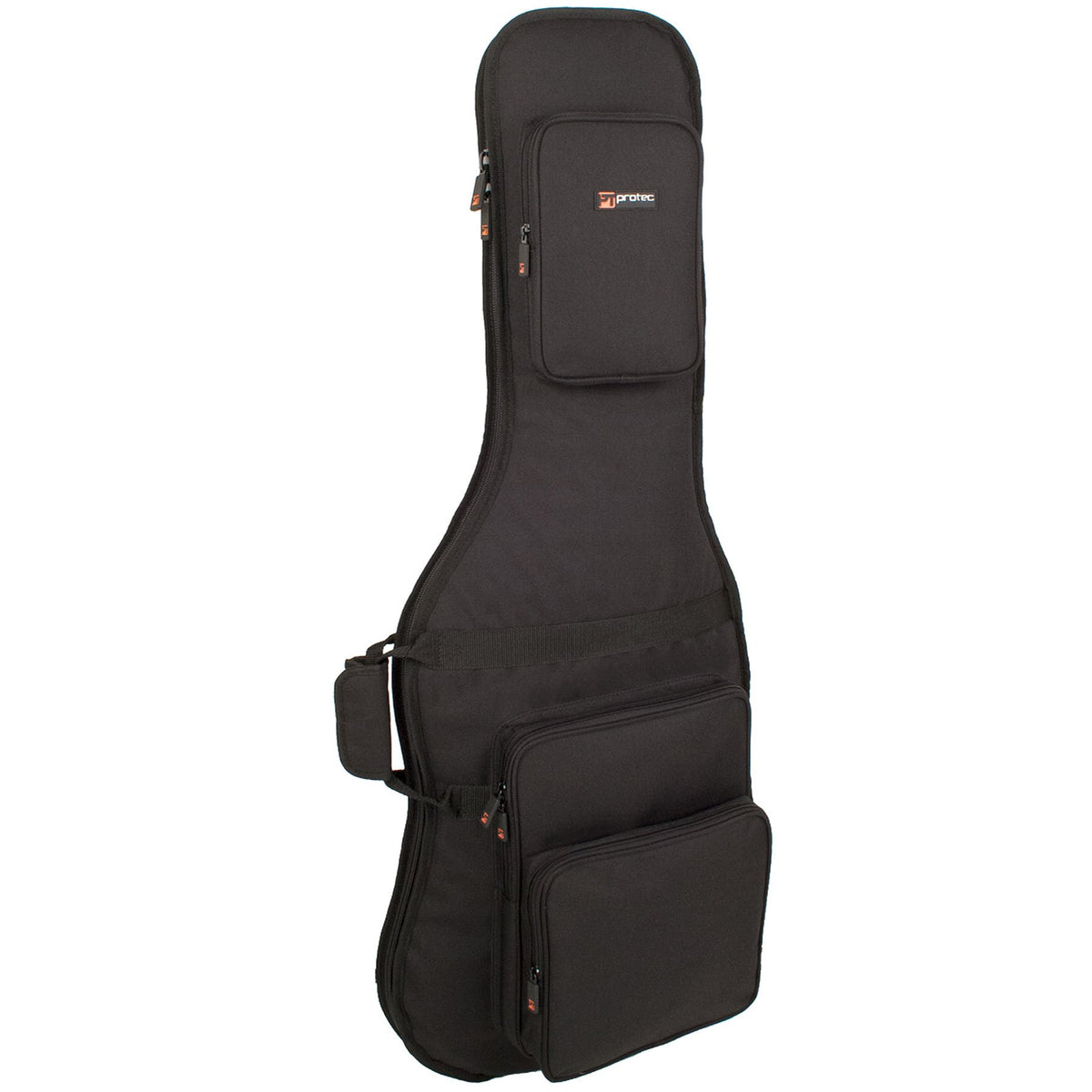 Protec Cf234 Electric Guitar Gig Bag, Gold Series (Fits Strat/Tele Shaped Guitars),Black
