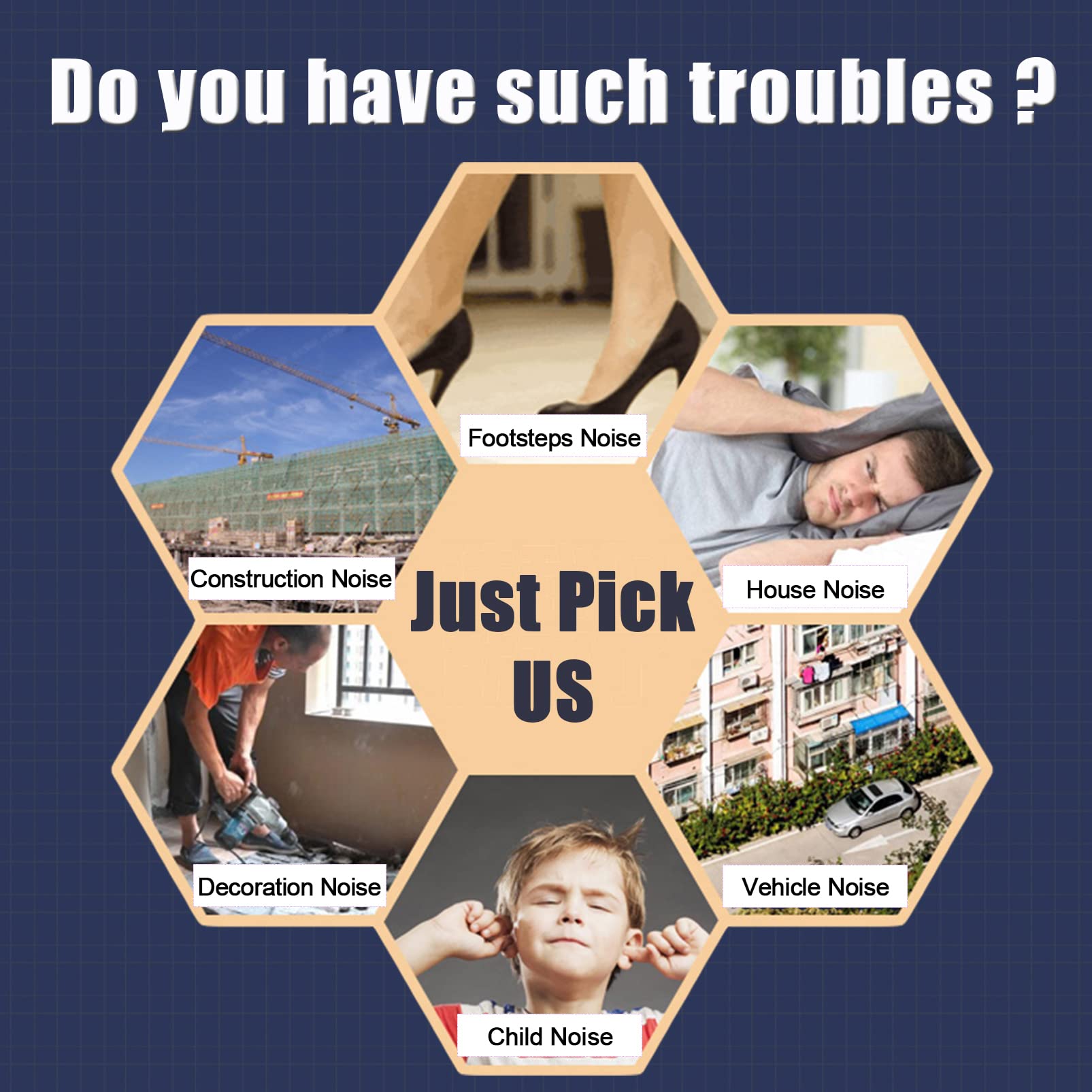 Wengwei 52 Pack Acoustic Foam Panels,1 X 12 X 12Acoustic Wedge Studio Foam Sound Absorption Wall Panels (Black)