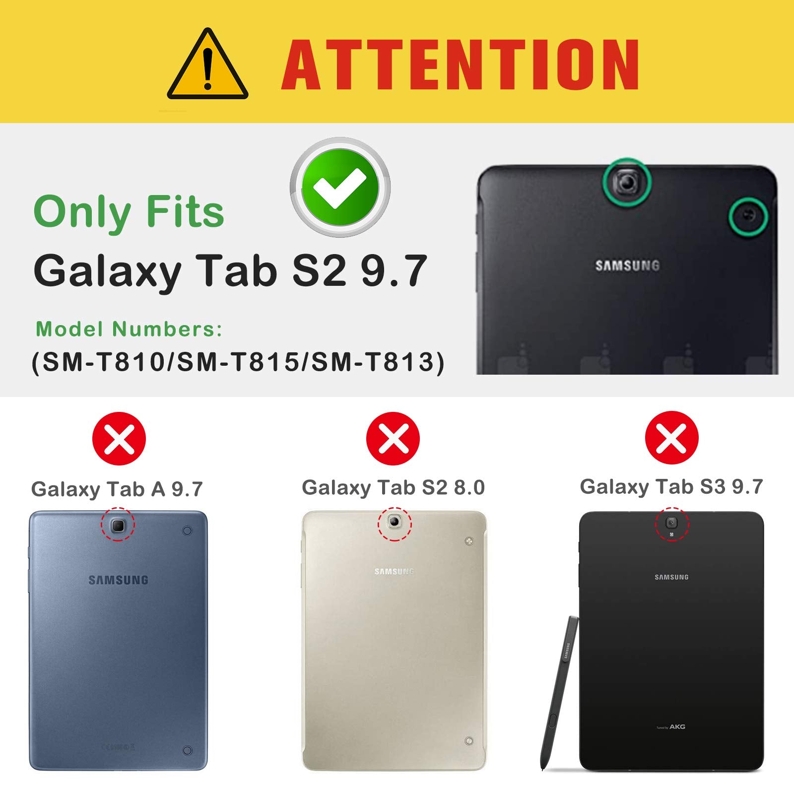 Procase Galaxy Tab S2 9.7 Case   Leather Stand Folio Case Cover For Galaxy Tab S2 Tablet (9.7 Inch, Sm T810 T815 T813)  Black