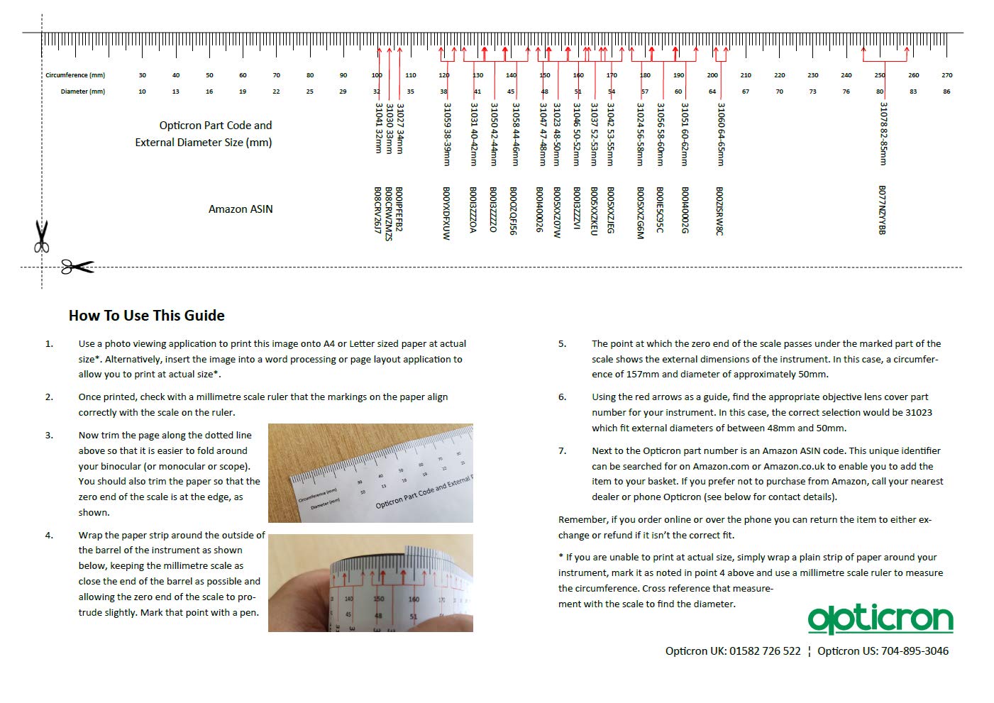 Opticron Rubber Objective Lens Covers 25Mm Og L Pair Fits Models With Outer Diameter 34Mm, 31027, Black