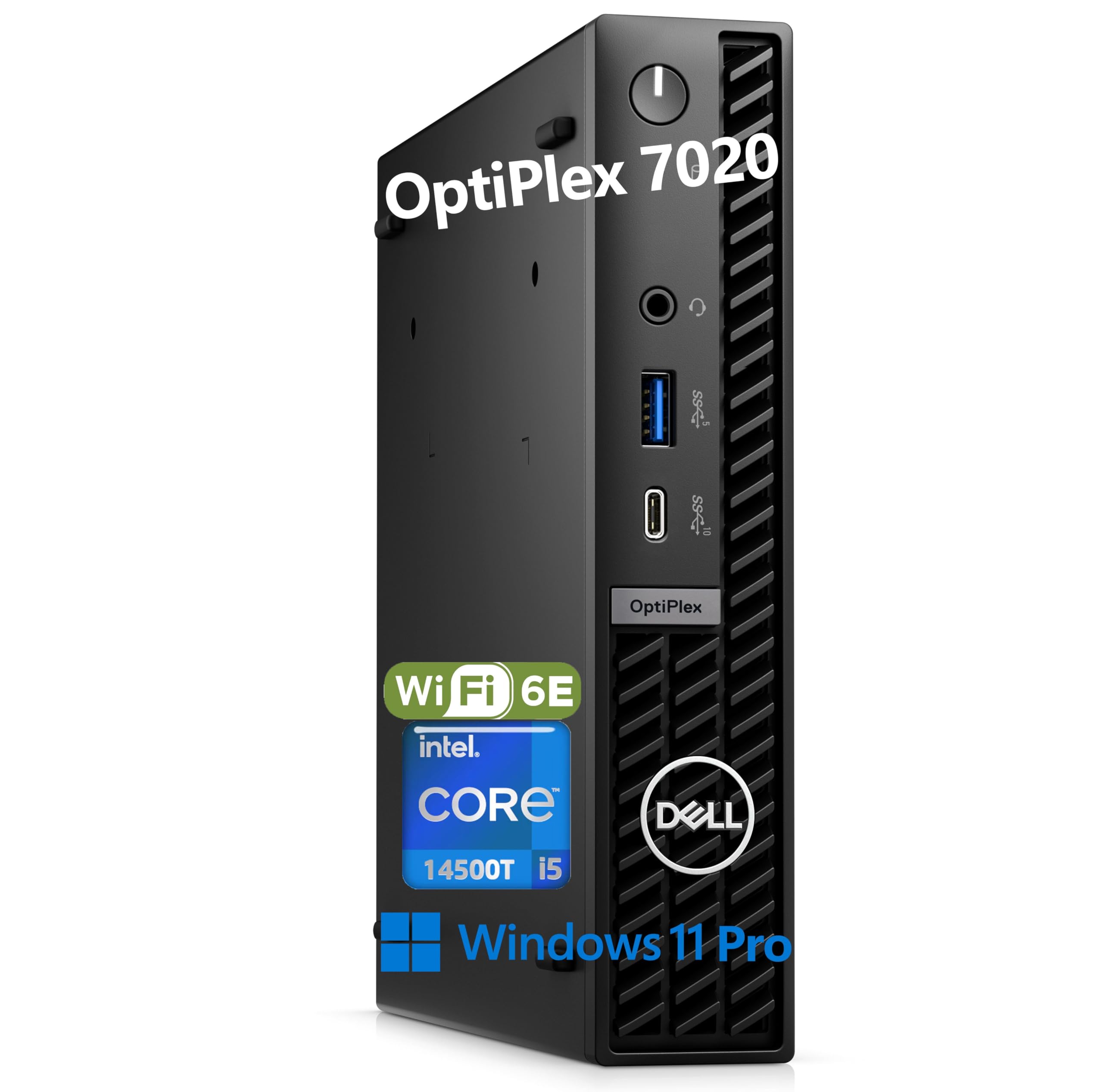 Dell OptiPlex 7020 MFF 7000 Micro Form Factor Mini PC Business Desktop Computer, 14th Gen Intel 14-Core i5-14500T (Beat i7-13700