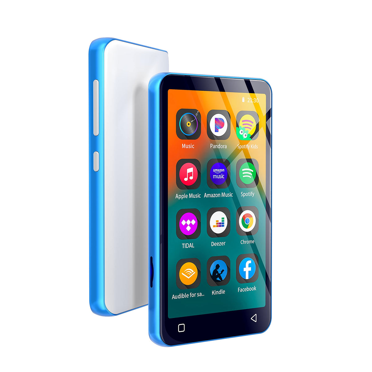 80Gb Mp3 Player With Bluetooth And Wifi, Mp4 Mp3 Player With Spotify 4'' Full Touch Screen, Android Music Player With Pandora, H