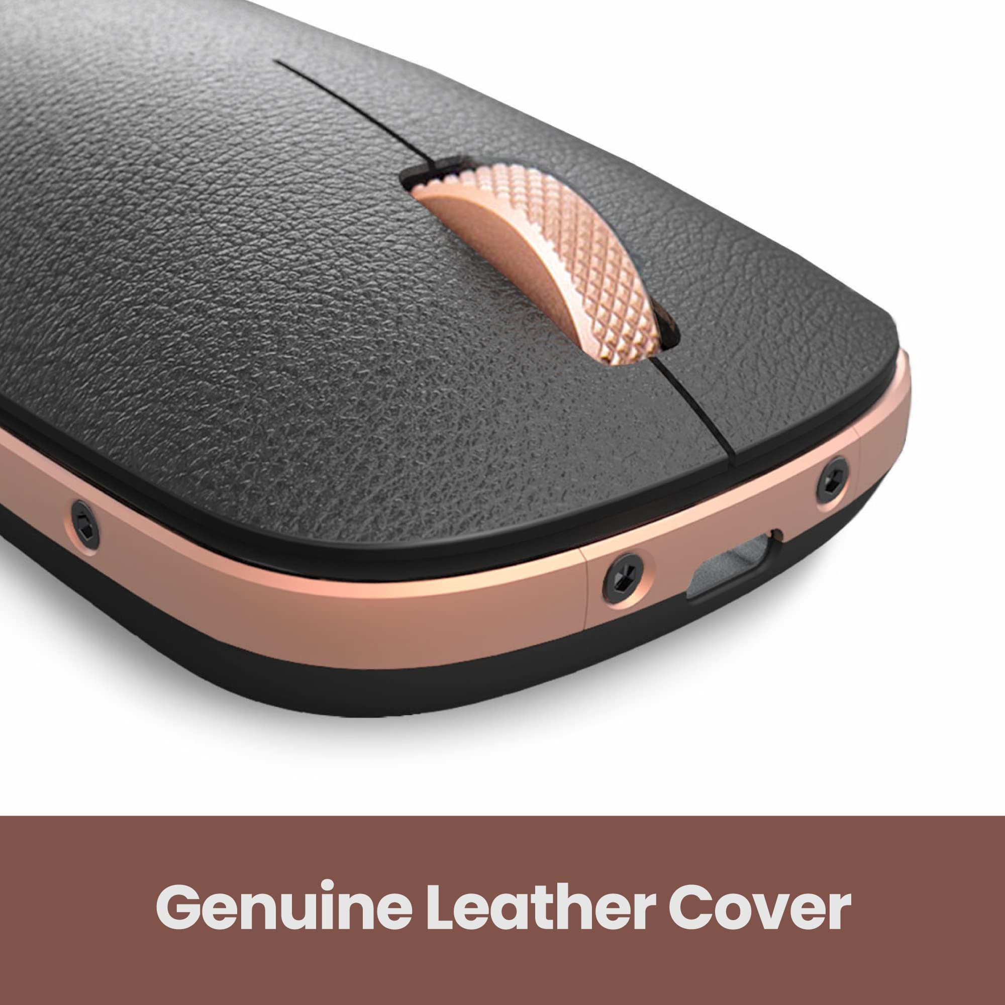 Azio Bluetooth Rm Rcm L 03 Retro Classic Mouse (Artisan), Black And Gold